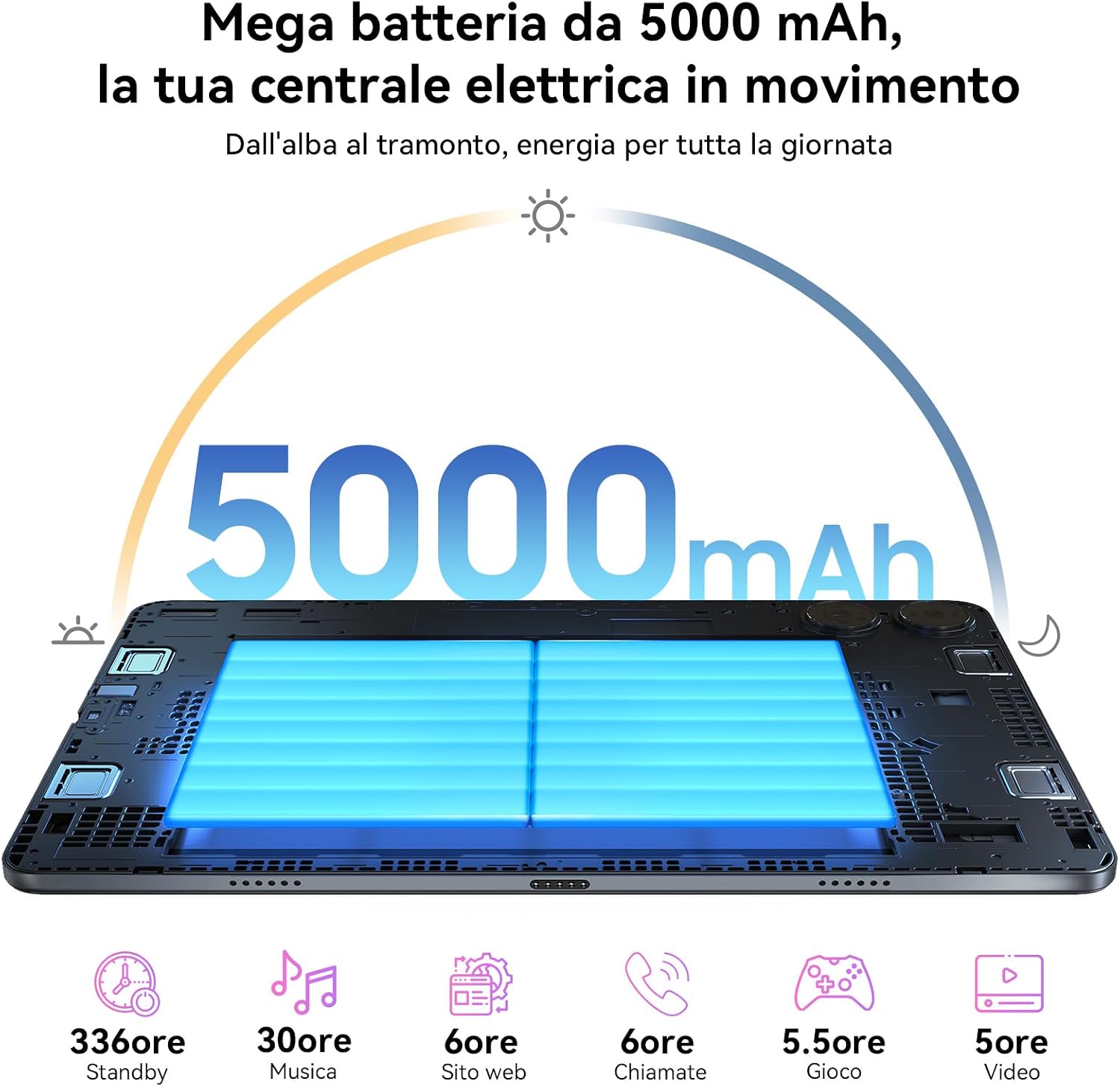 Thumbnail 6 de TABWEE T20 Tablet Android 16 con Tastiera: potenza, stile e versatilità 10