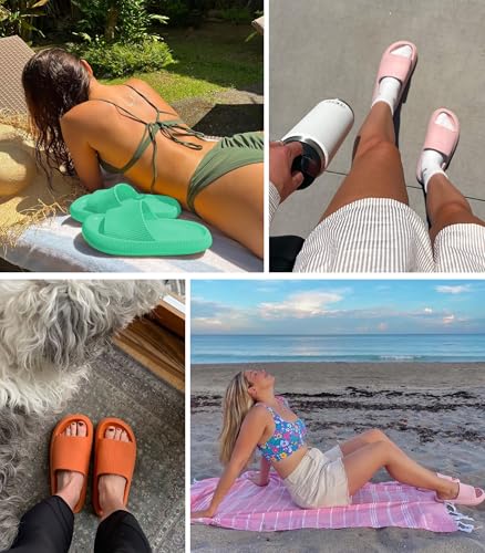 Thumbnail 6 de Misolin Ciabatte Donna Estive Nuvola – Pantofole antiscivolo per casa, piscina e spiaggia (Nero, EU 44-45)