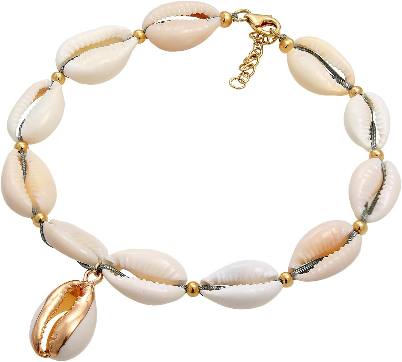 Detalle 2 de Elli Fußkettchen 925 Silber Kauri Muscheln