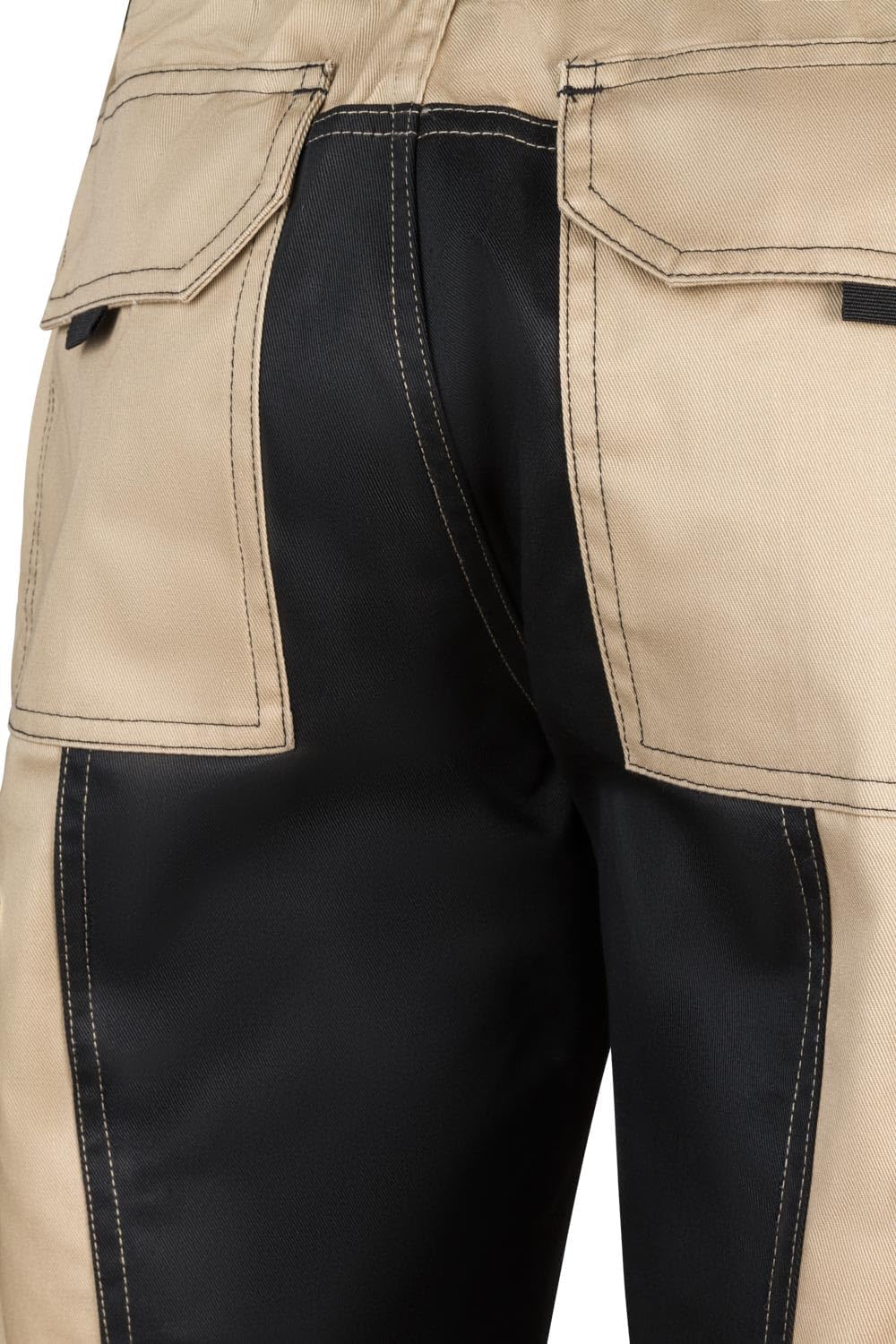 Thumbnail 6 de VELILLA 103020B Pantalón Bicolor Multibolillos Beige y Negro
