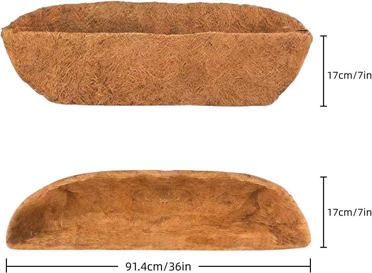 Detalle 2 de ApexTide Pre-formed Coco Liners 90cm for Wall Trough
