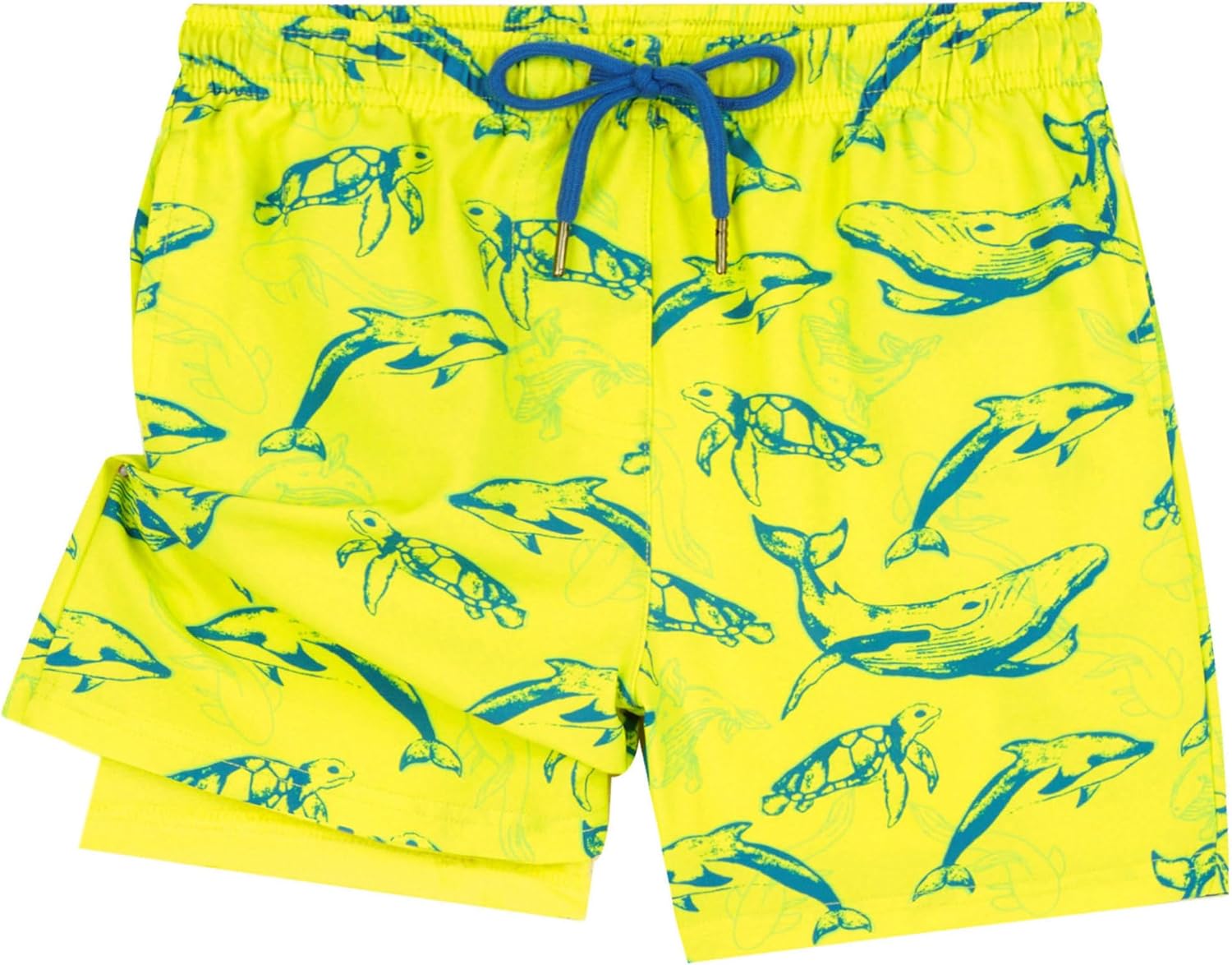 Detalle de UMELOK Boys Swim Trunks with Compression Liner – Toddler to Teens