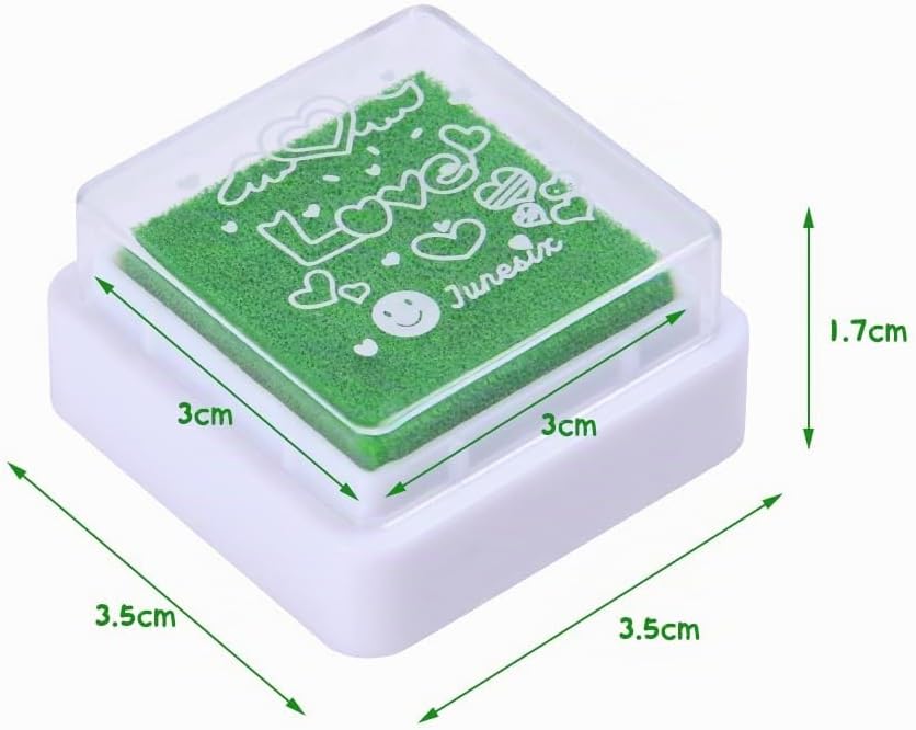 Detalle 2 de Vicloon Mini Craft Ink stämpeldynor, 24 färger i 4 × 4 cm-format