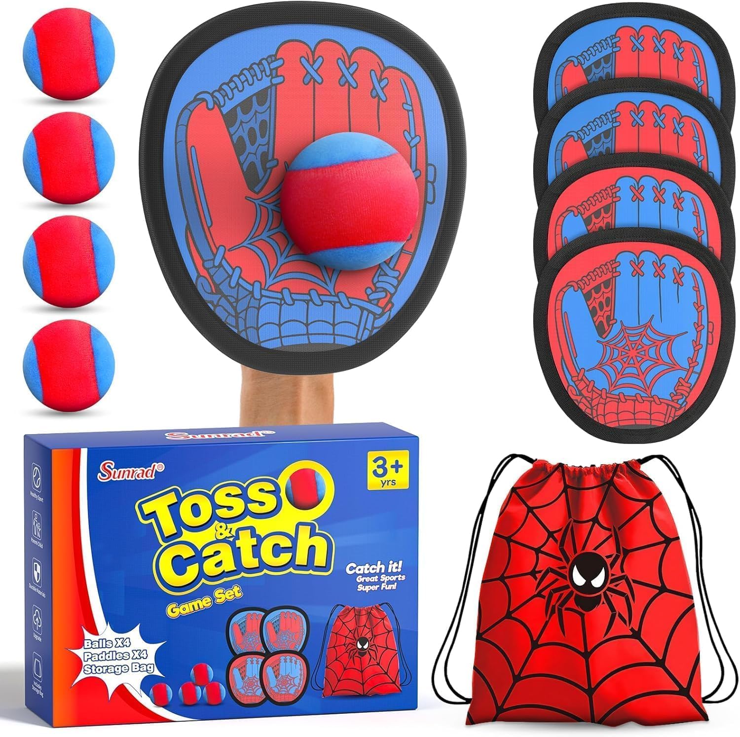 Detalle de Sunrad Toss and Catch Ball Game Set