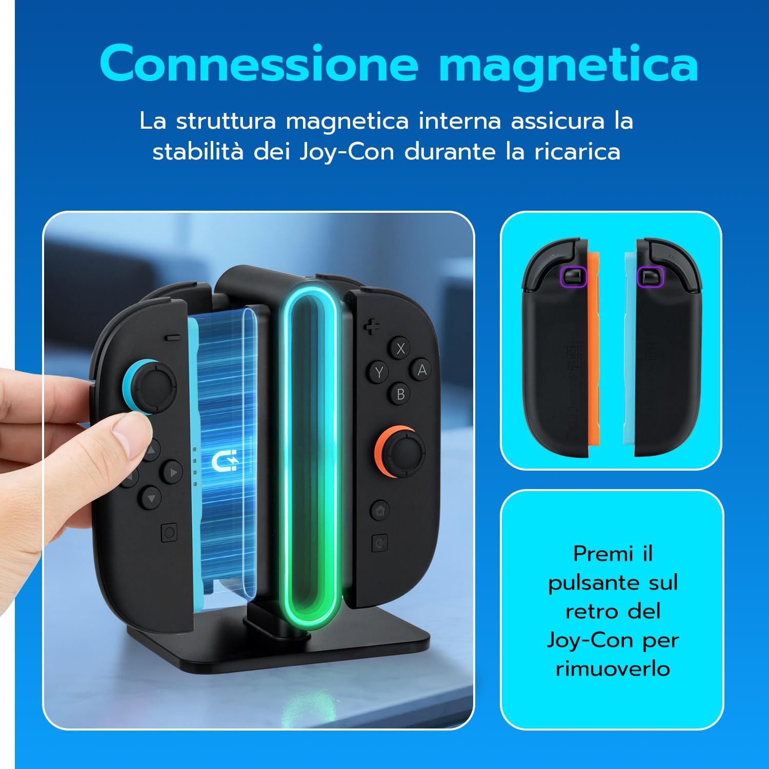 Thumbnail 3 de Tolesum 4 in 1 Caricabatterie Joy‑Con 4