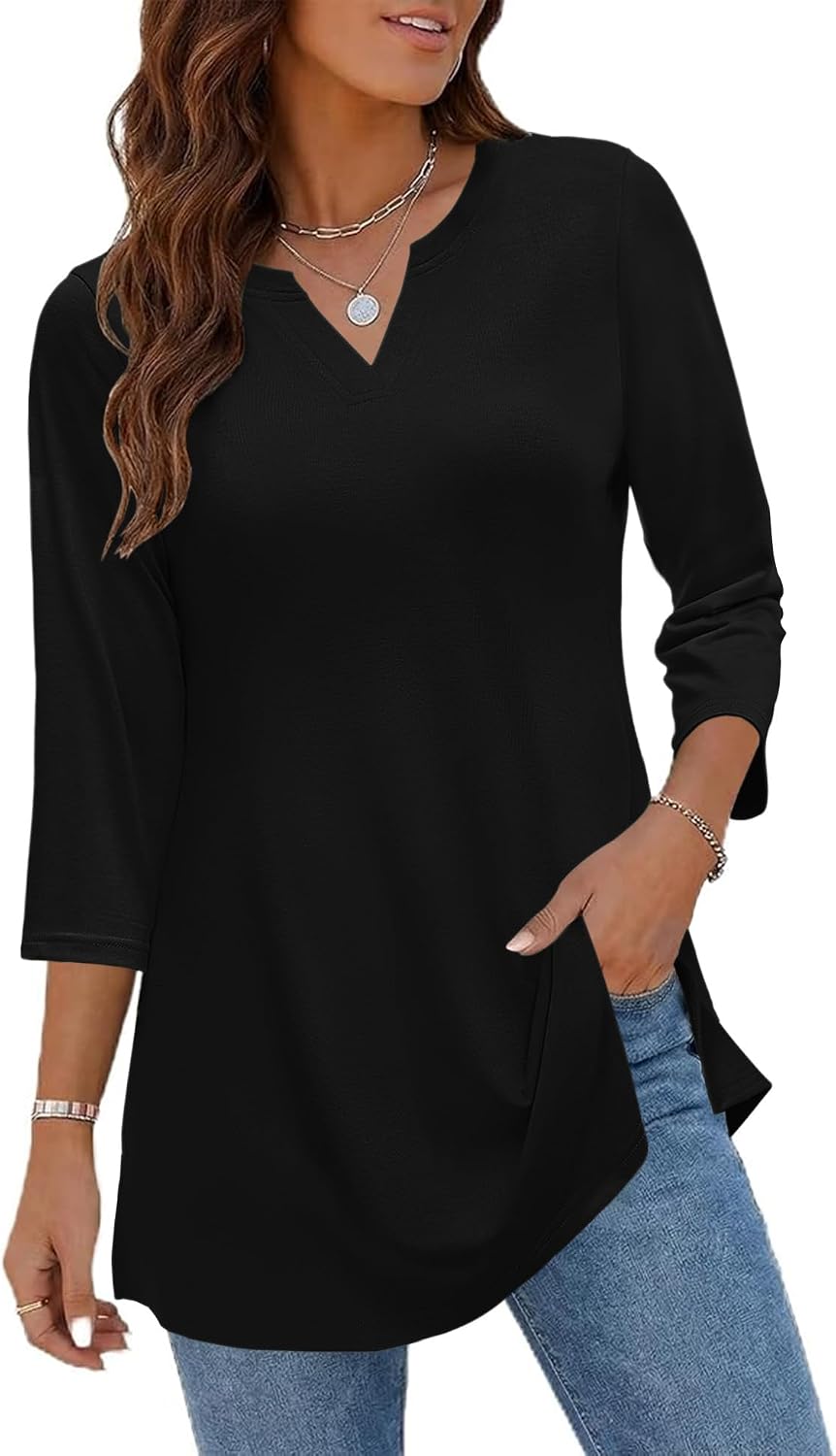 Thumbnail 1 de Ivicoer Women's Tunic Top, 3/4 Sleeves