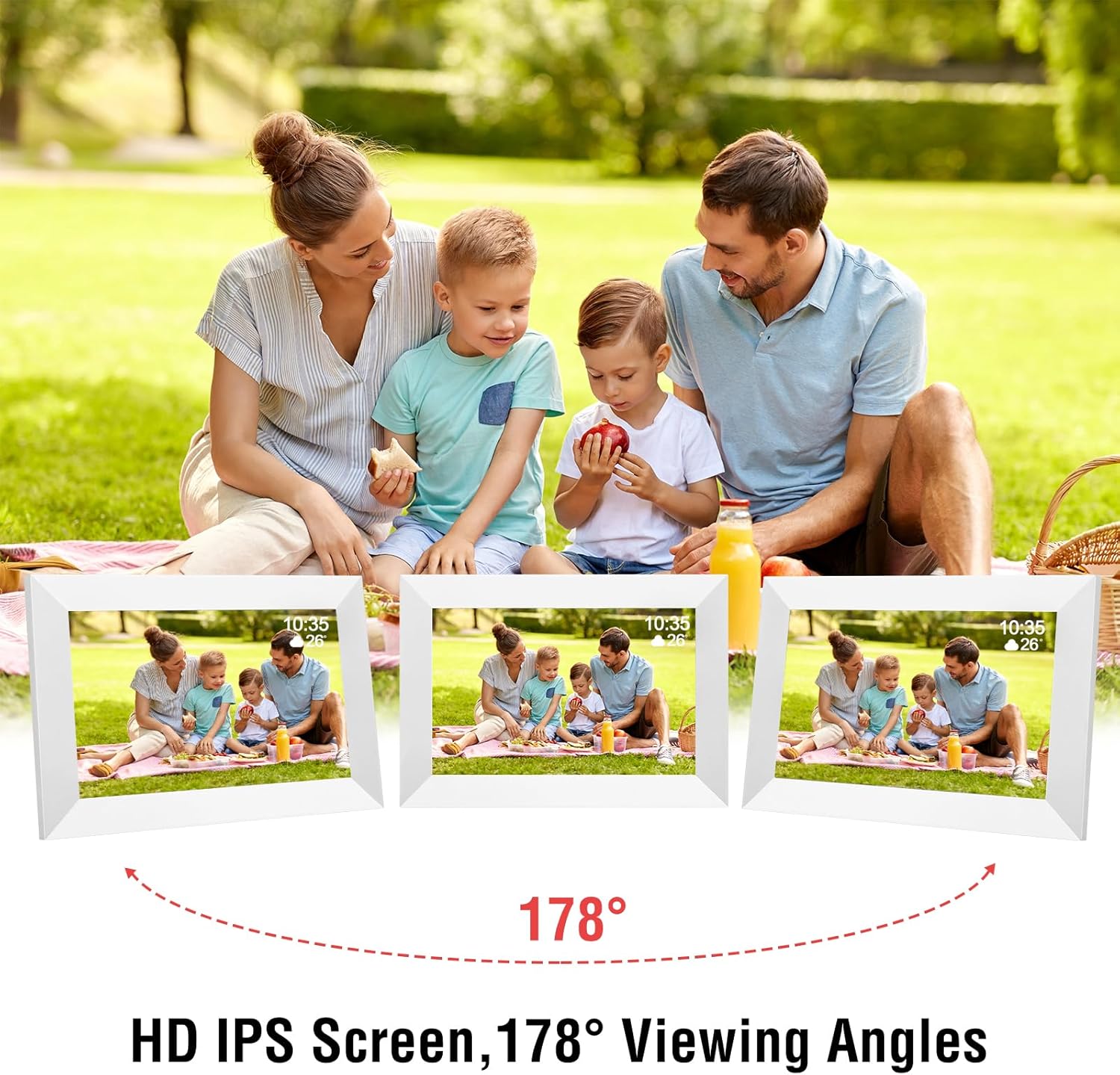 Thumbnail 6 de 10.1 Inch WiFi Digital Picture Frame