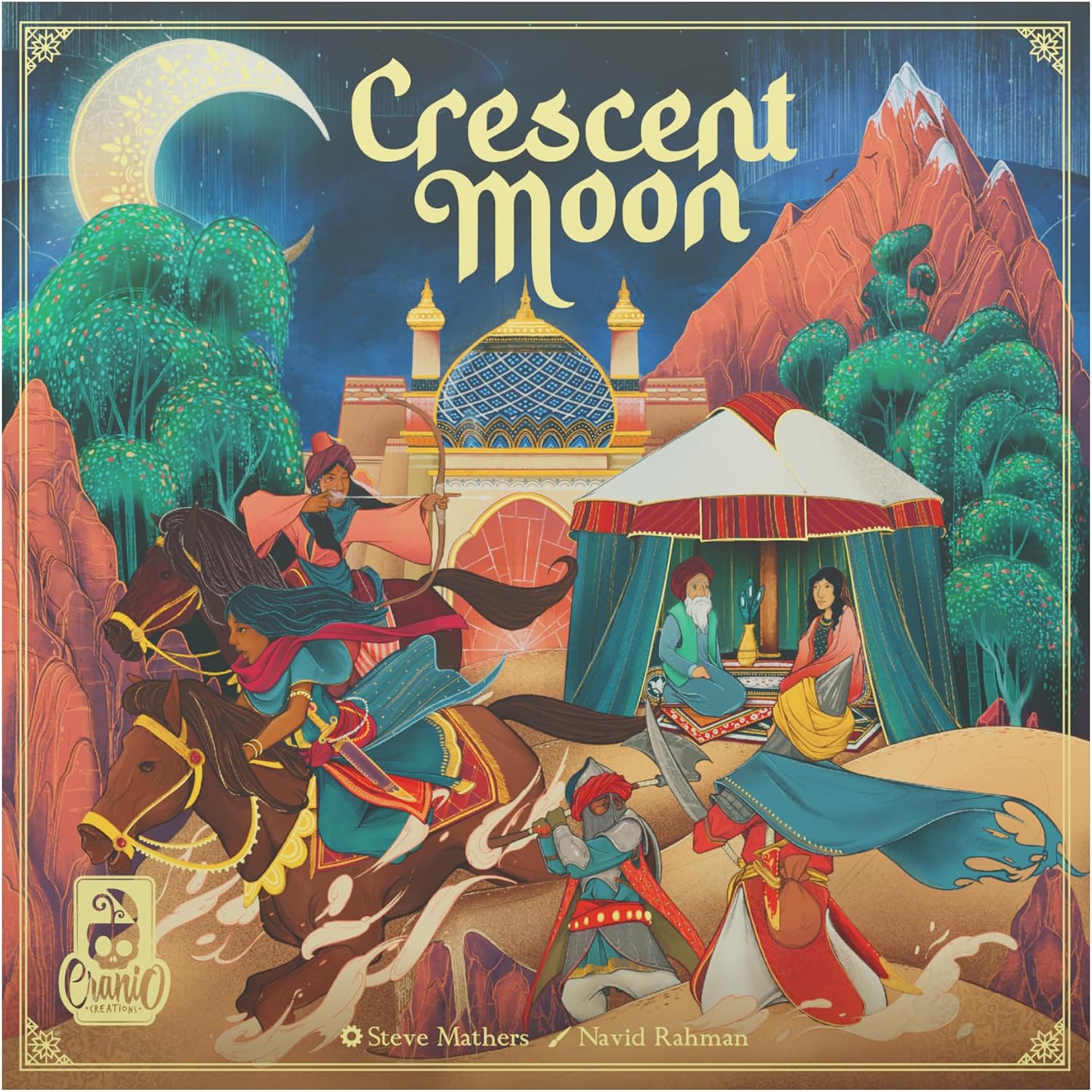 Detalle 2 de Crescent Moon di Cranio Creations — Uno spietato gioco di supremazia e diplomazia militare (Edizione italiana)