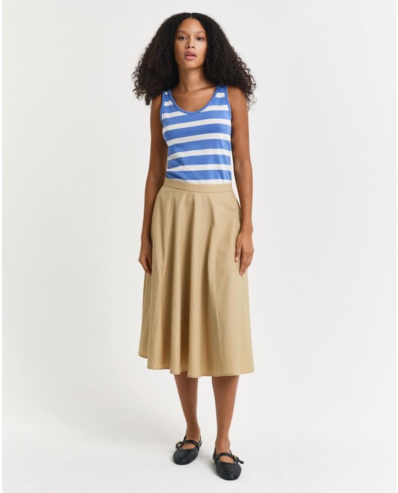 Detalle 2 de GANT Lightweight Chino Skirt Gonna Donna