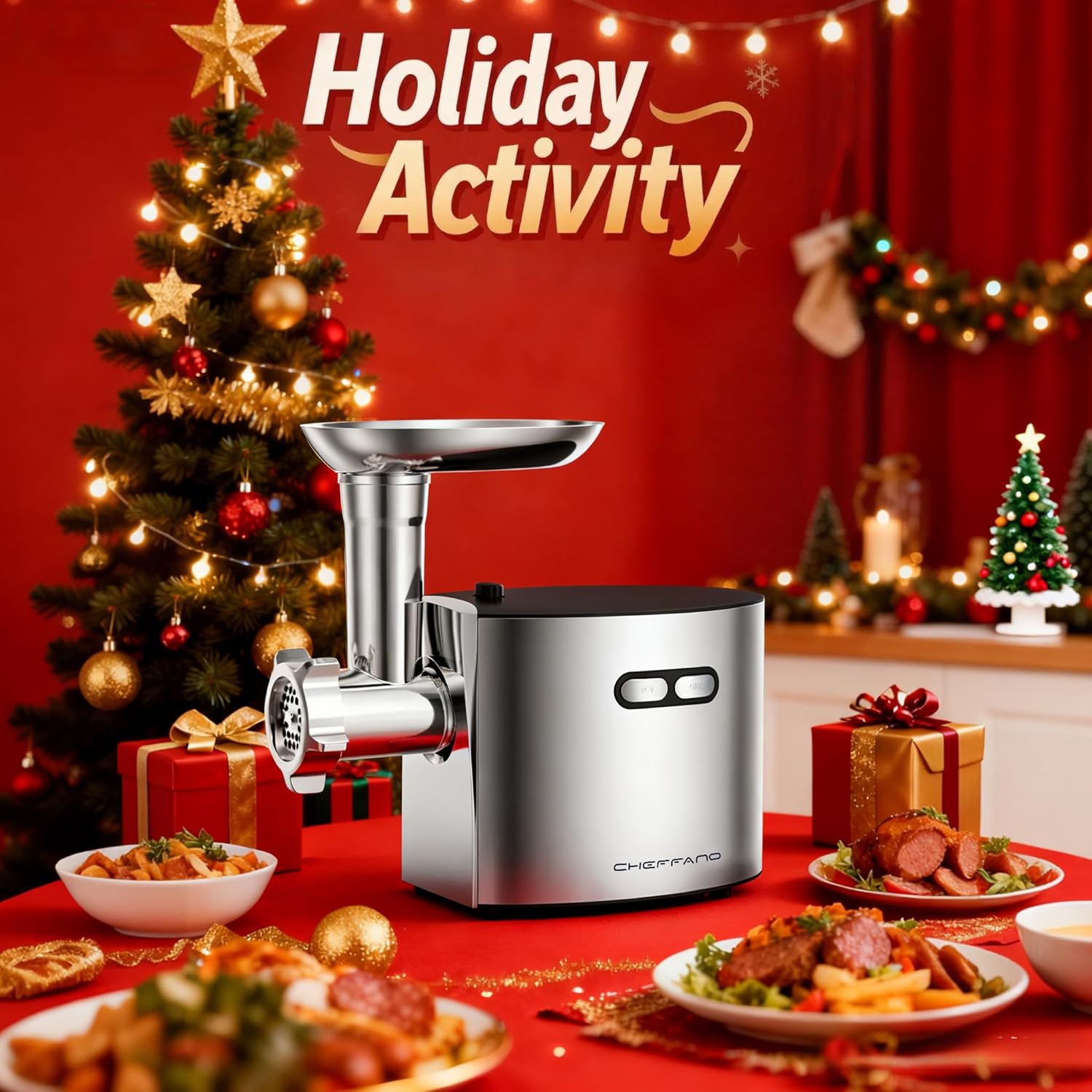 Detalle 2 de CHEFFANO 2600W Meat Grinder