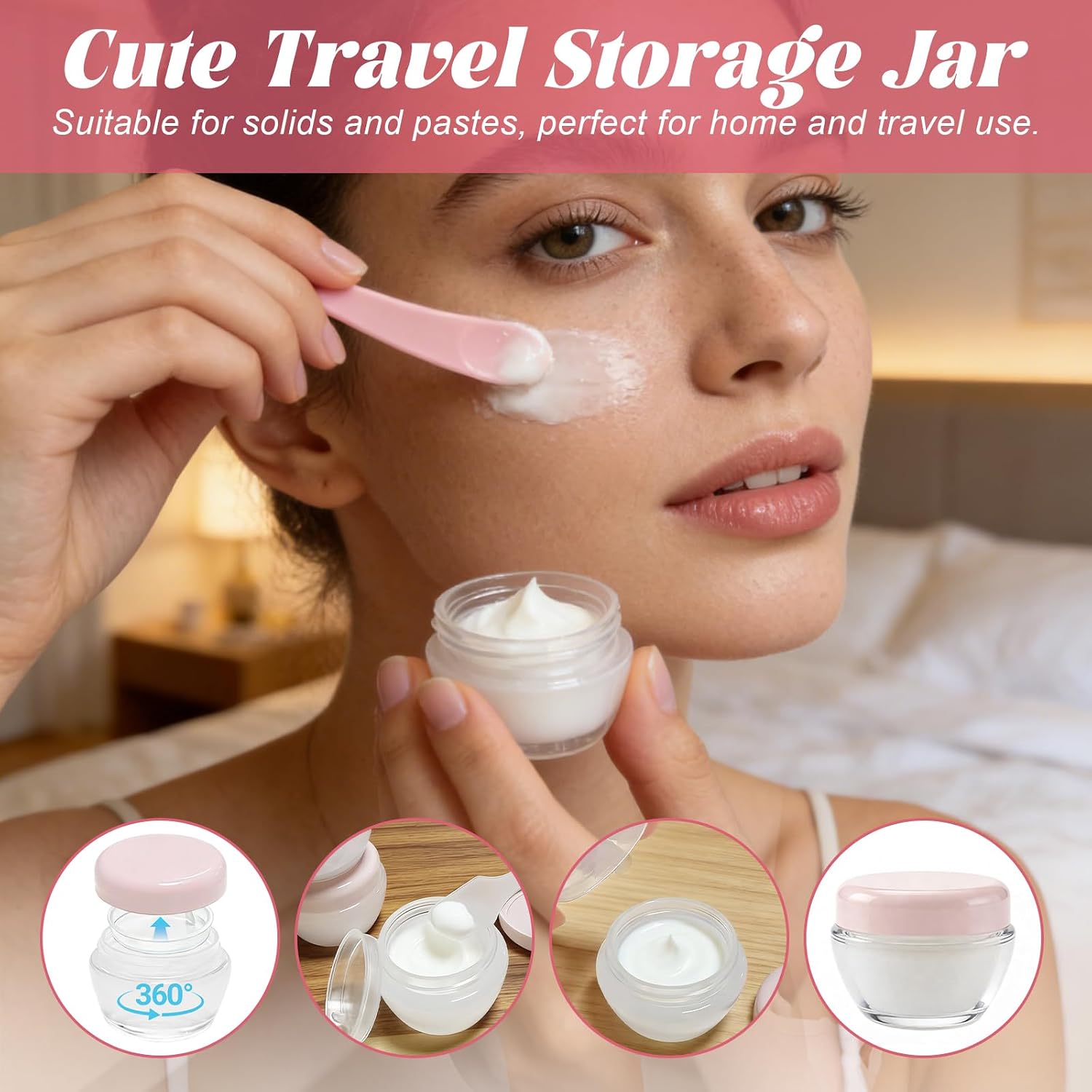 Thumbnail 2 de 18 Pack Travel Bottle Set for Toiletries: Leakproof, Refillable & Squeezable