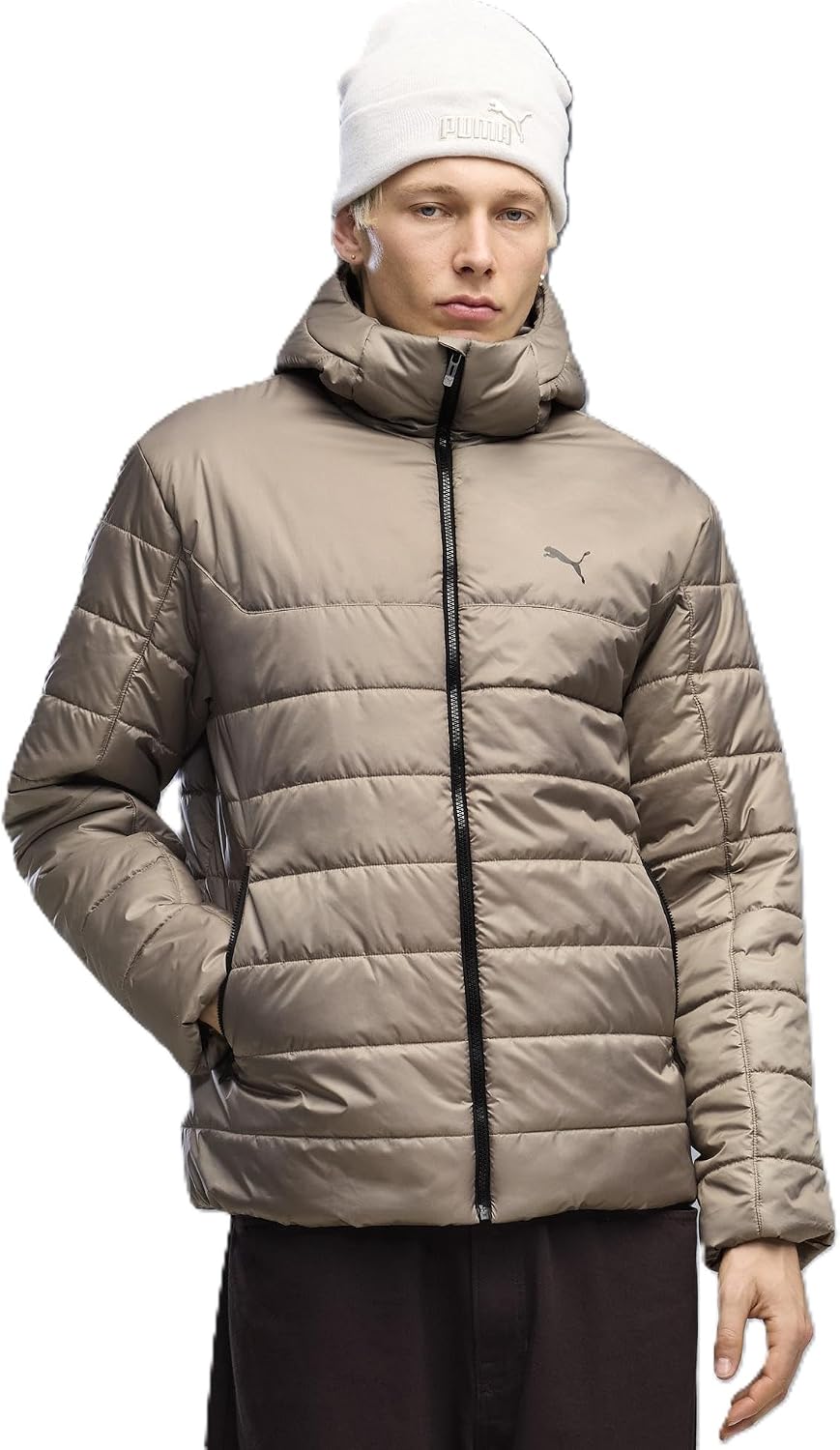 PUMA ESS 690959 フーデッド中綿ジャケット メンズ レギュラーフィット・フルジップ