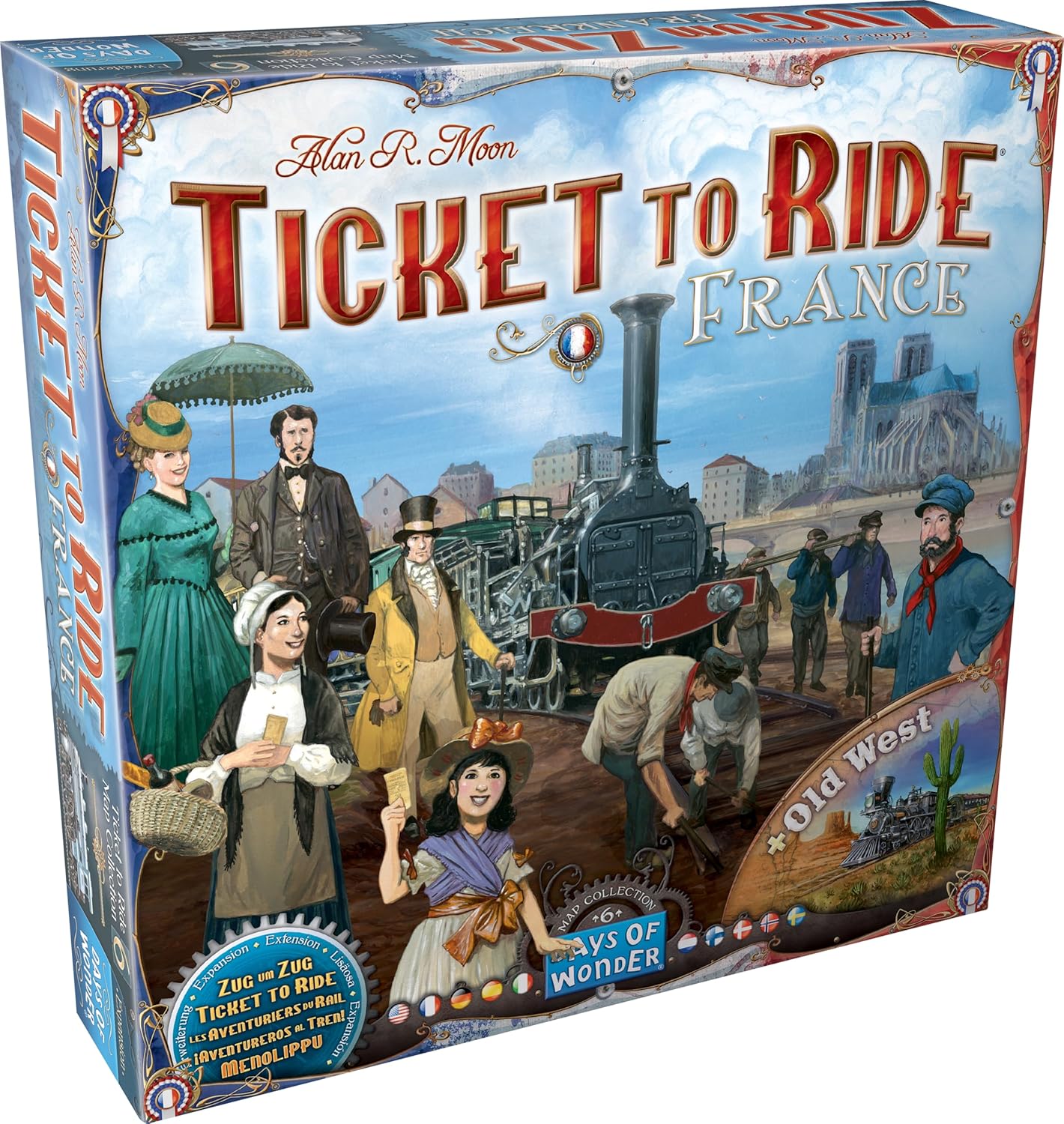 Detalle de Days of Wonder Ticket to Ride France expansion