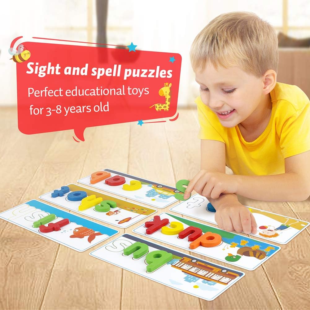 Detalle 2 de KMUYSL See & Spell CVC Word Builder for Ages 3–6