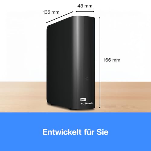Detalle de Western Digital WD Elements Desktop-Speicher 18 TB, USB 3.0-kompatibel