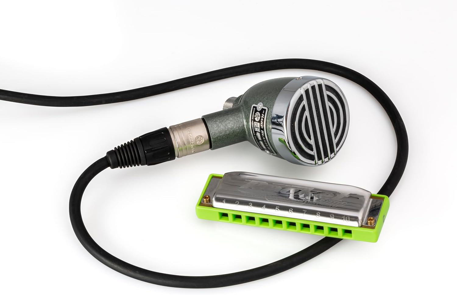 Detalle 2 de Hohner HARP BLASTER HB52 (MZ20201) dynamische harmonica-microfoon met XLR