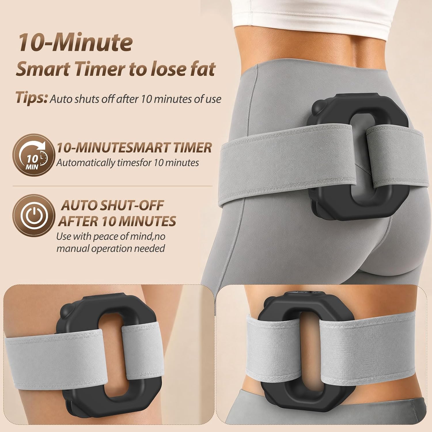 Detalle de AddWin Vibration Fitness Ring R10