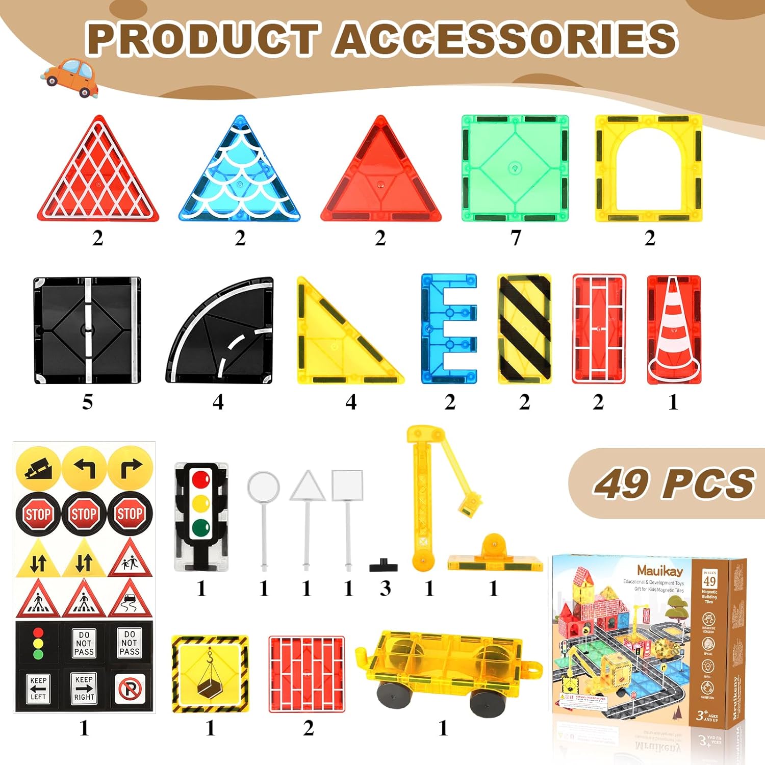 Thumbnail 5 de Magnetic Road Tiles with Extendable Magnetic Crane