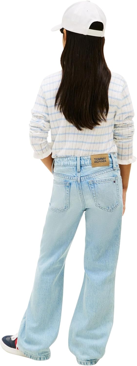 Thumbnail 2 de Tommy Hilfiger Flare Light Blue Kg0kg09115 – Jeans Wide Leg per Bambine e Ragazze