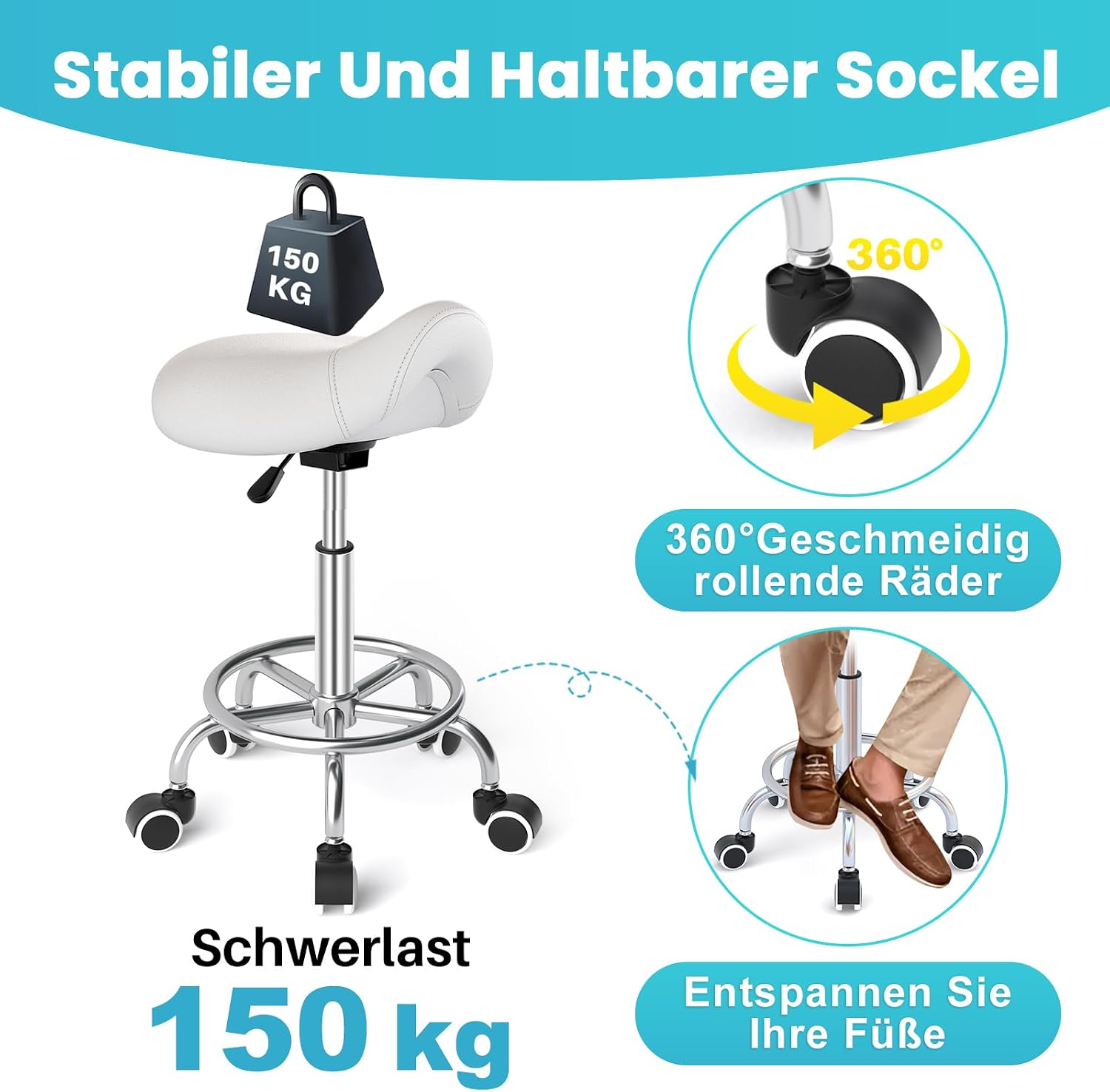 Thumbnail 5 de Sattelhocker Ergonomisch 46–59 cm