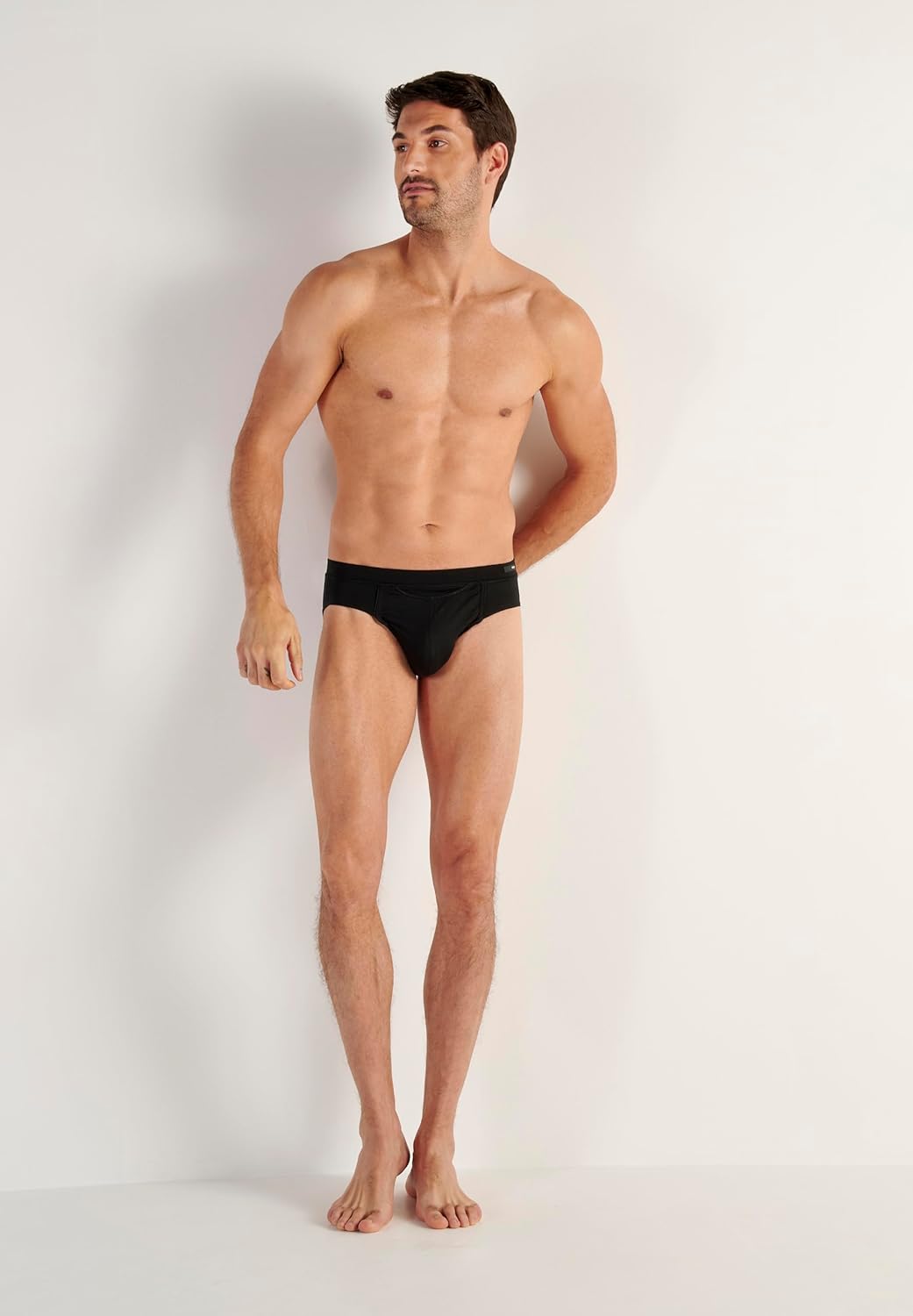 Thumbnail 2 de Hom Slip Mini HO1 Tencel Soft (Noir) — Slip masculin confortable et facile d'entretien de HOM