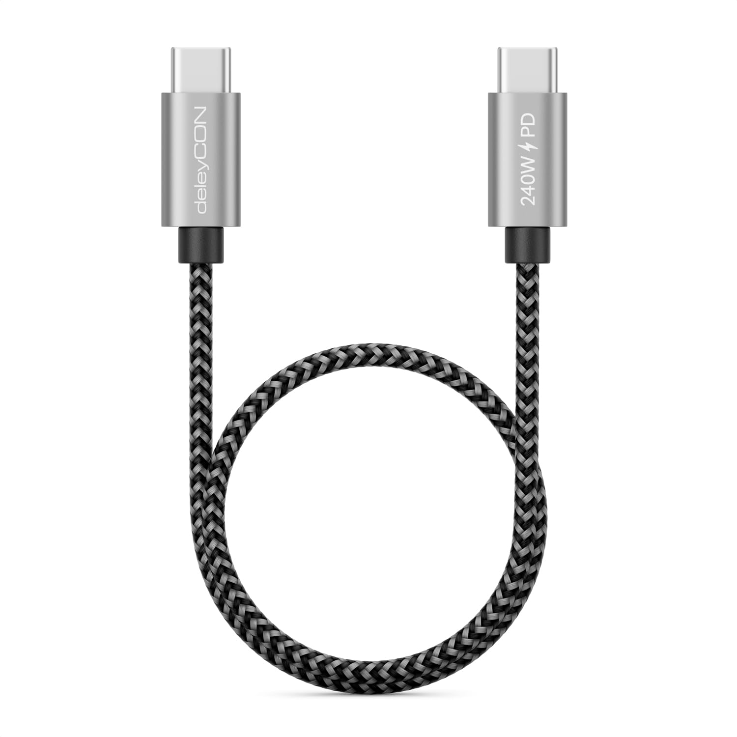 Thumbnail 2 de deleyCON Cavo USB-C 0,30 m 240W PD3.1: ricarica rapida e affidabile