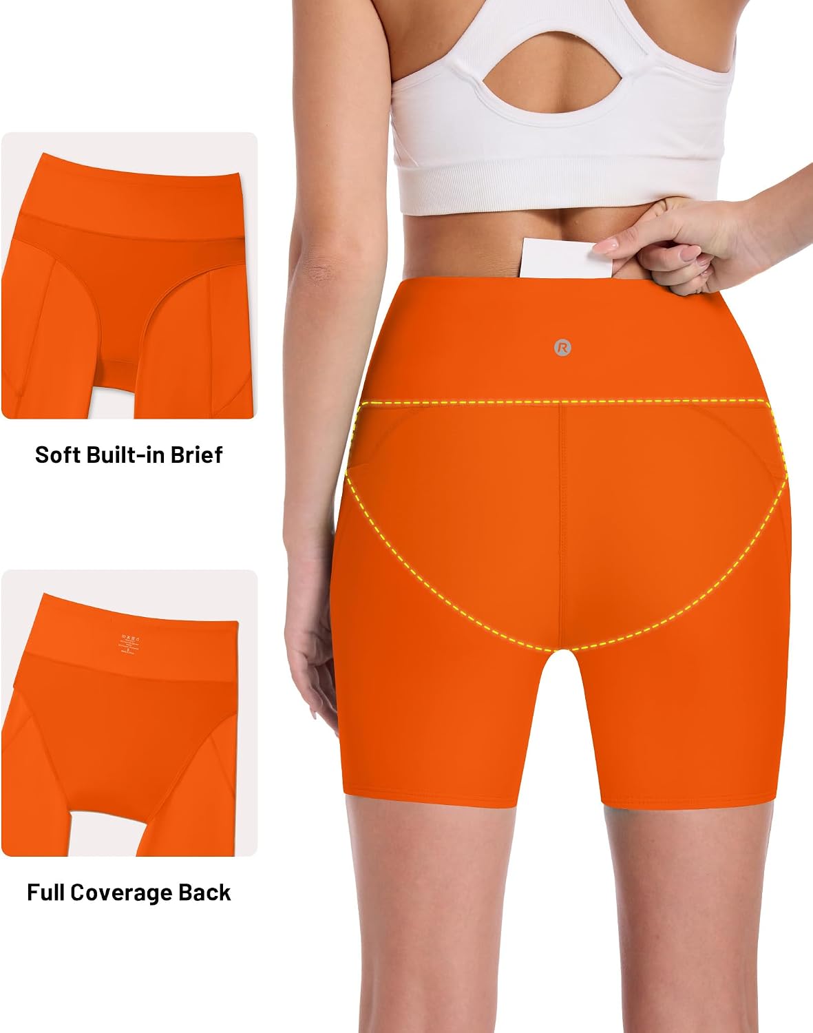 Detalle 2 de Runhit Women's Swim Board Shorts UPF 50+