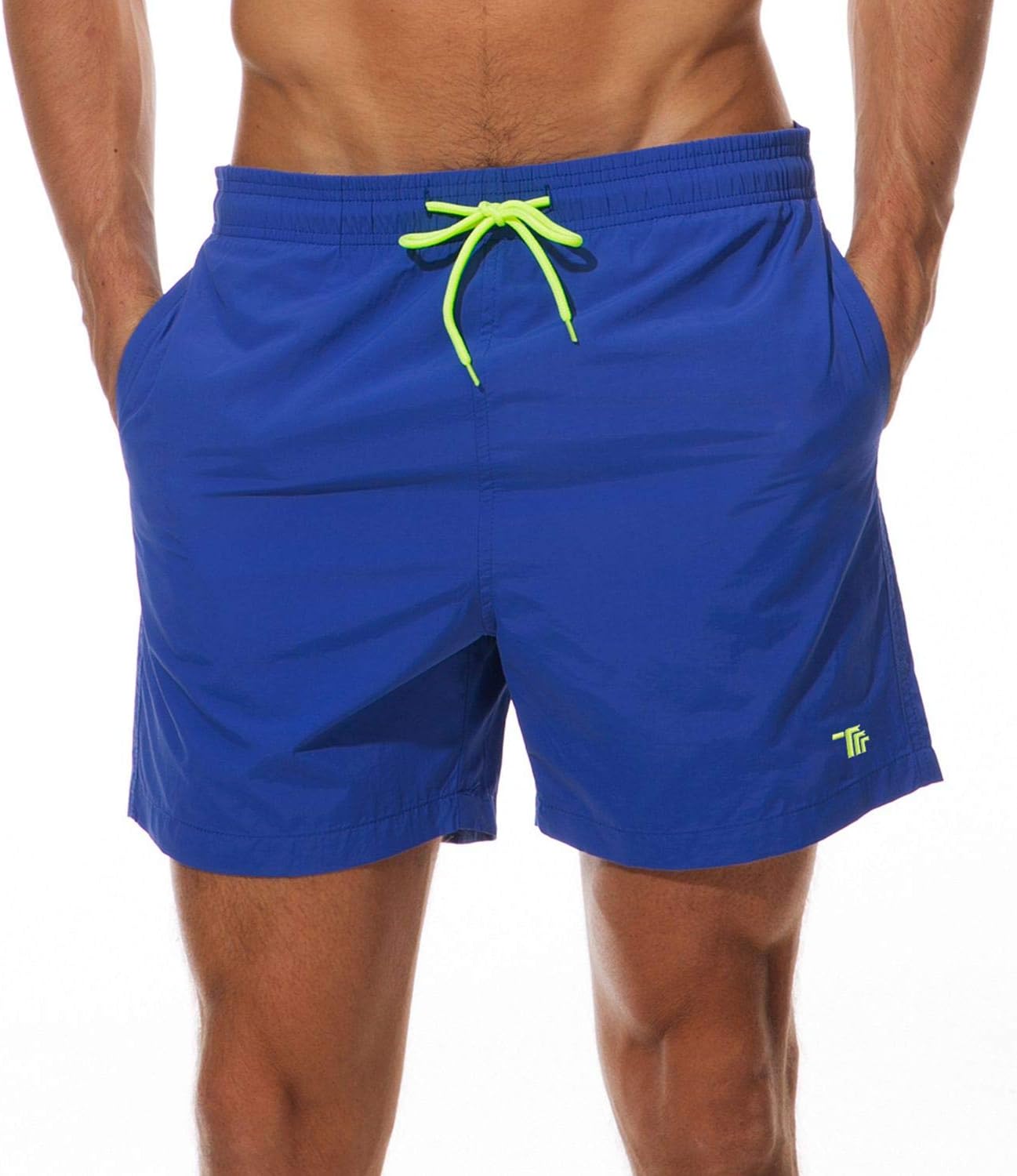 Detalle de Rdruko Men's Swim Trunks, Quick-Dry Lined Board Shorts with Pockets