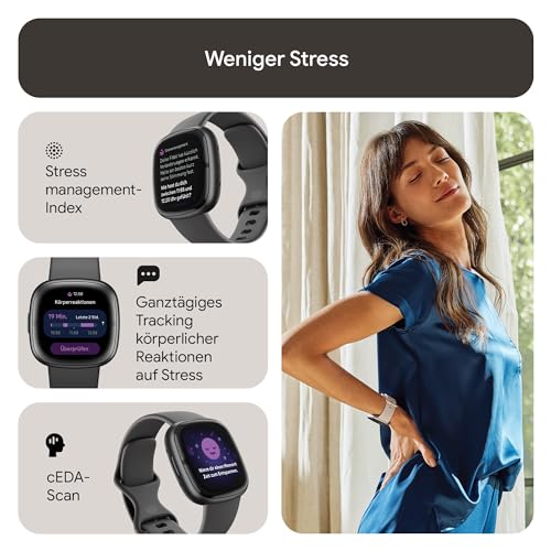 Thumbnail 4 de Fitbit Sense 2: Smartwatch mit EKG, Stressmanagement und GPS