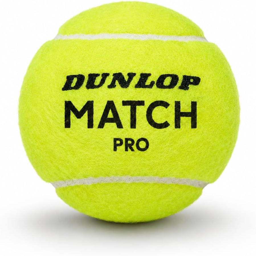 Thumbnail 6 de Dunlop Match Pro Tennisball – ITF-zertifiziert, Allround für Sand, Hartplatz & Rasen (Amazon Exclusive)