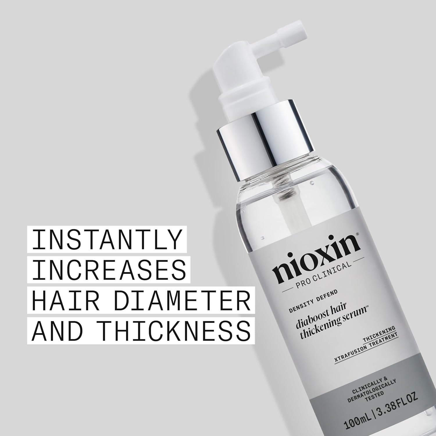 Detalle de Nioxin Hair Booster Serums leave-in hair treatment for progressed thinning