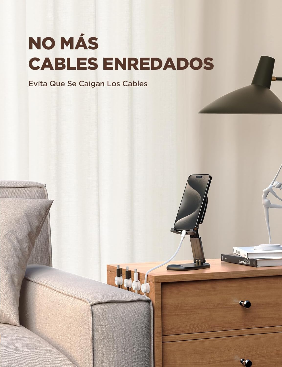 Thumbnail 6 de JOYROOM 6 PCS Organizador de cables 7,5 mm