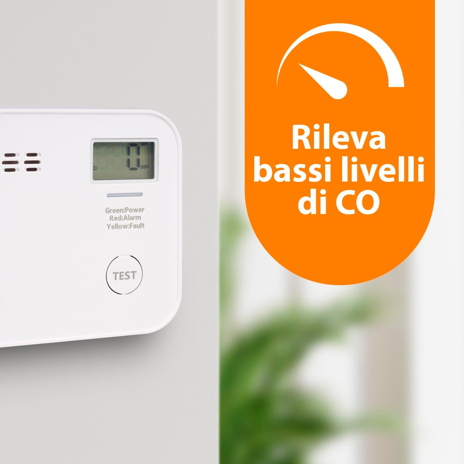Detalle 2 de Smartwares FGA-13091 Rilevatore CO 10 anni