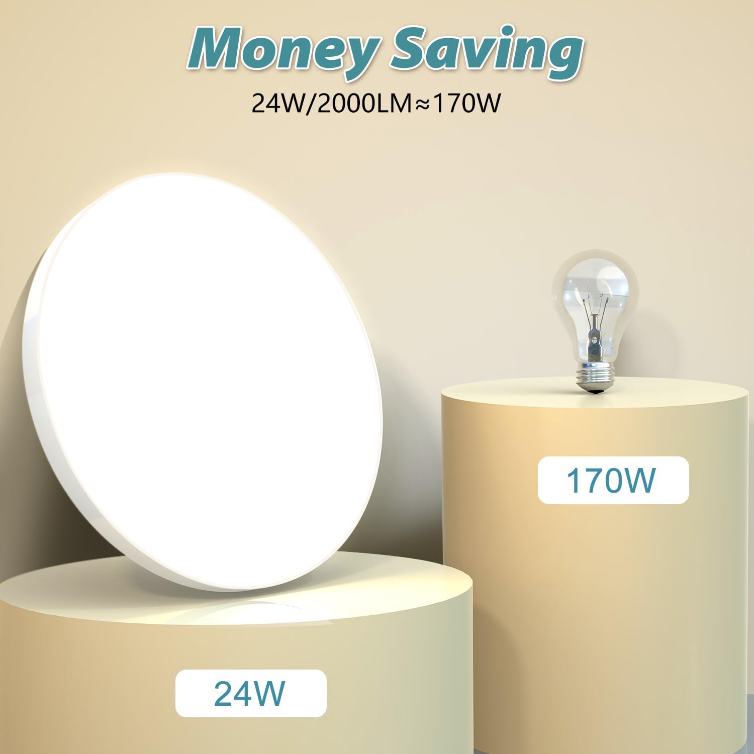 Thumbnail 3 de Plafoniera LED Soffitto 24W 4000K – Swoieltr