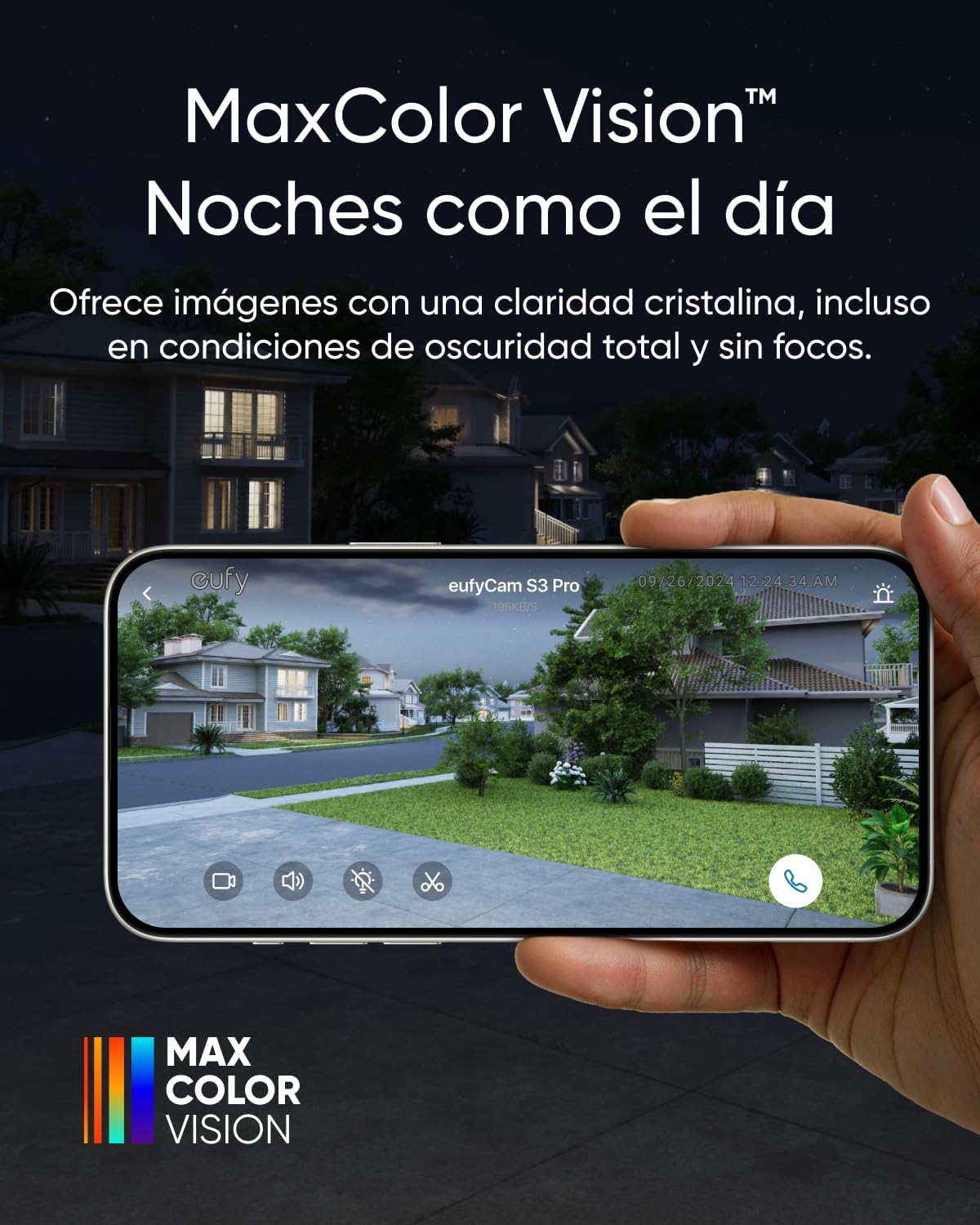 Thumbnail 1 de eufy Security S3 Pro cámara 4K exterior solar