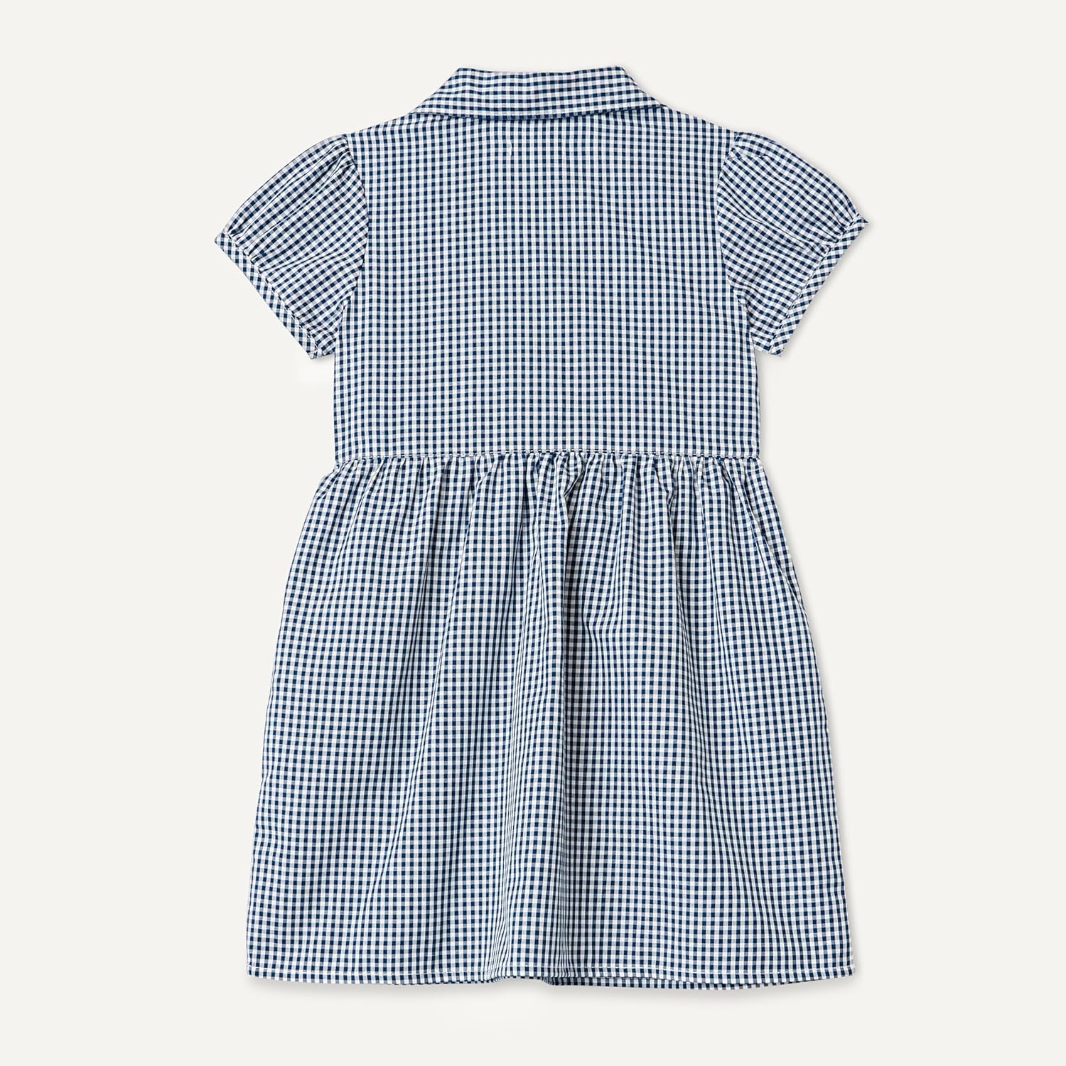 Detalle de Amazon Essentials Girls' Gingham School Uniform Dress, Pack of 2