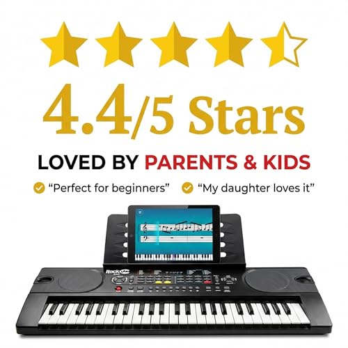 Detalle 2 de RockJam RJ549 Tastiera Pianoforte 49 Tasti per Principianti e Bambini