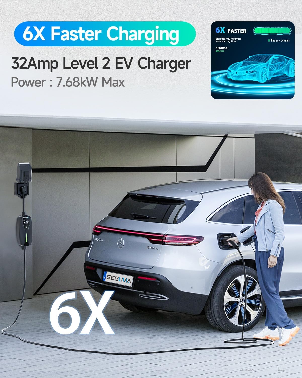 Thumbnail 1 de SEGUMA Level 2 EV Charger 32A