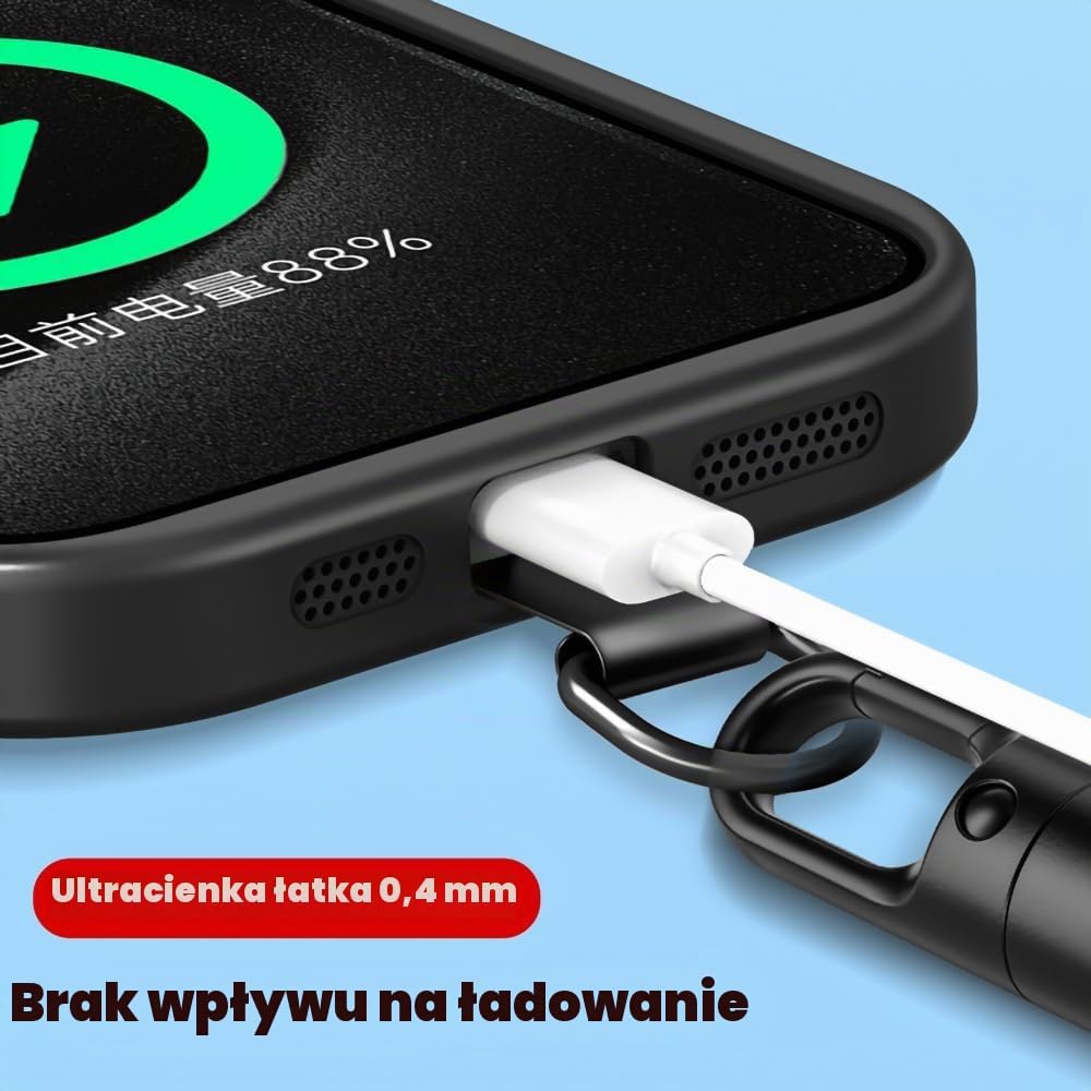 Thumbnail 2 de newplenty regulowany pasek na telefon na nadgarstek, krótka smycz z wkładką do etui