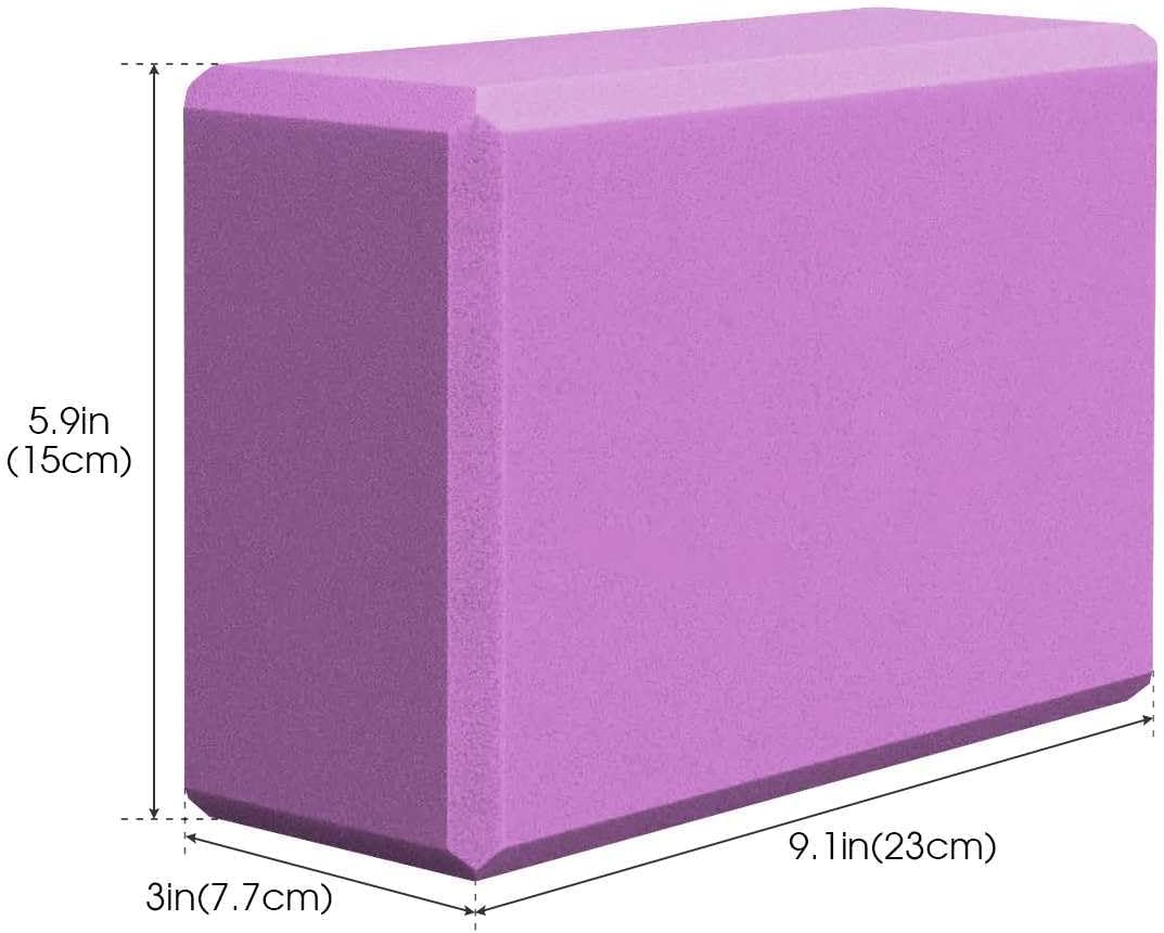 Thumbnail 1 de Yoga blocks set 2pc EVA foam, 23 x 15 x 7.7cm