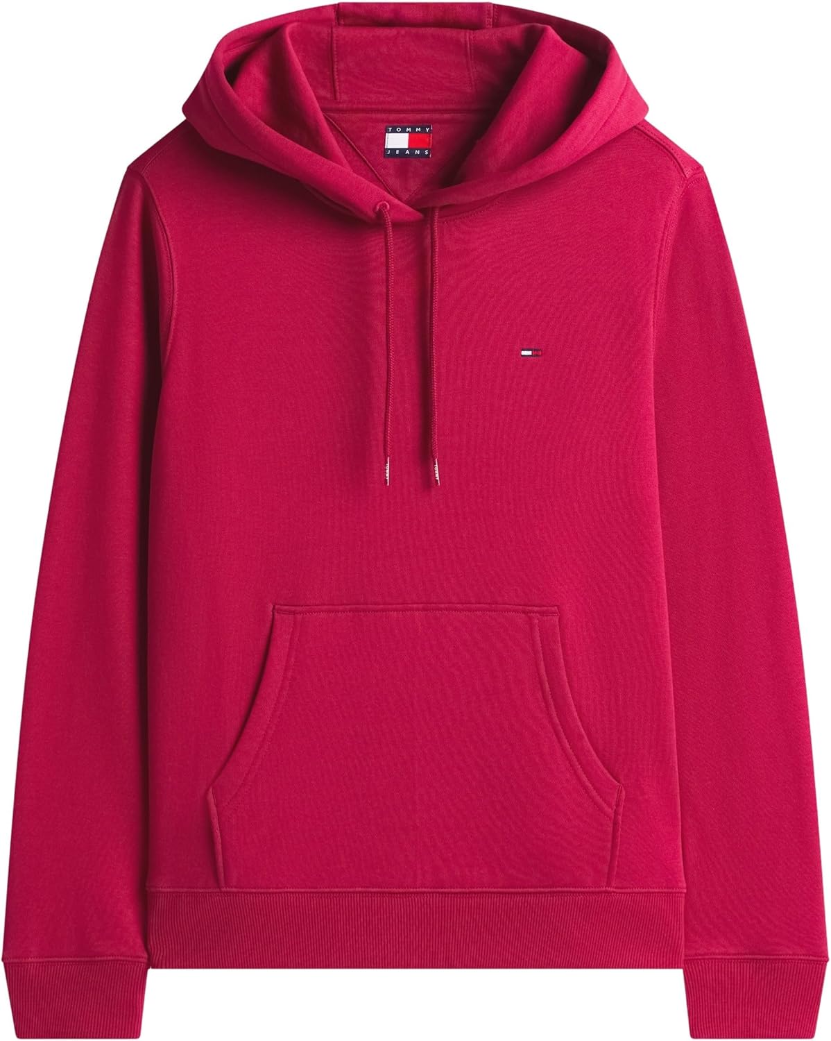 Thumbnail 4 de Tommy Jeans Damen Hoodie Flag Regular Fit – Gebürstetes Baumwollfleece