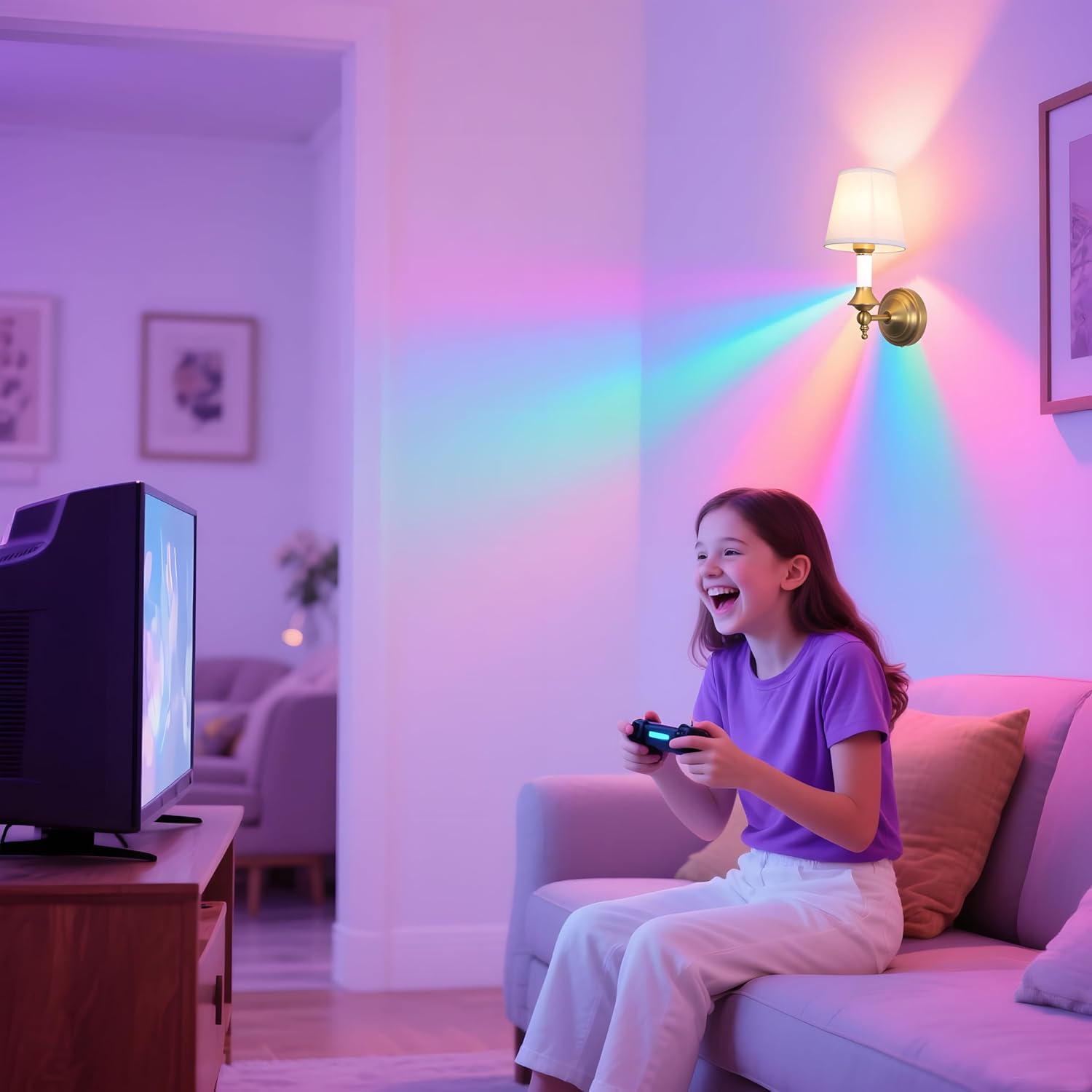 Detalle 1 de Phansthy rechargeable wall sconces