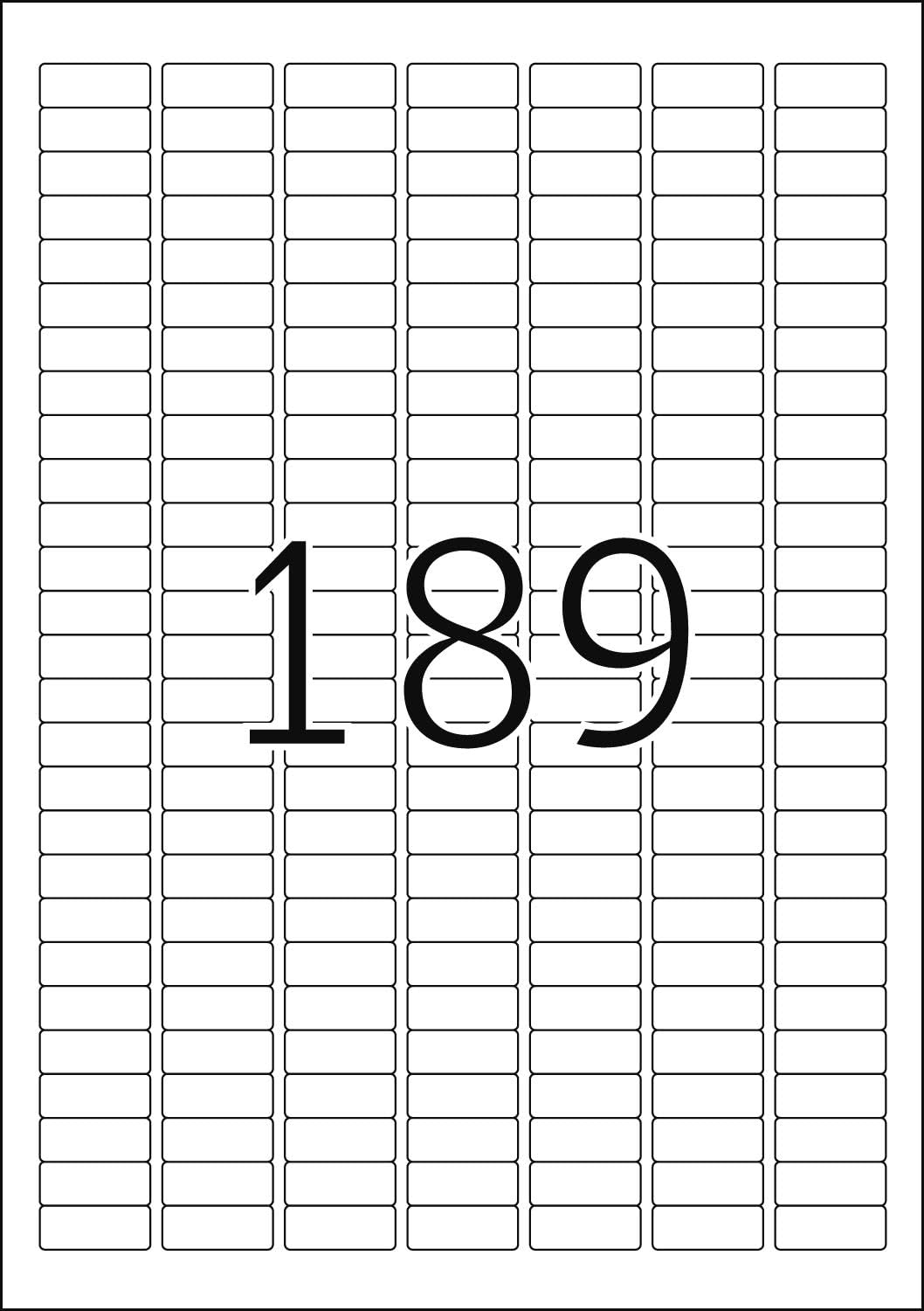 Thumbnail 3 de TopStick 8780 Universal Etiketten – 100 Blatt, 25,4 x 10 mm, 18900 Stück, selbstklebend, matt, kompatibel mit Laserdruckern und Tintenstrahldruckern