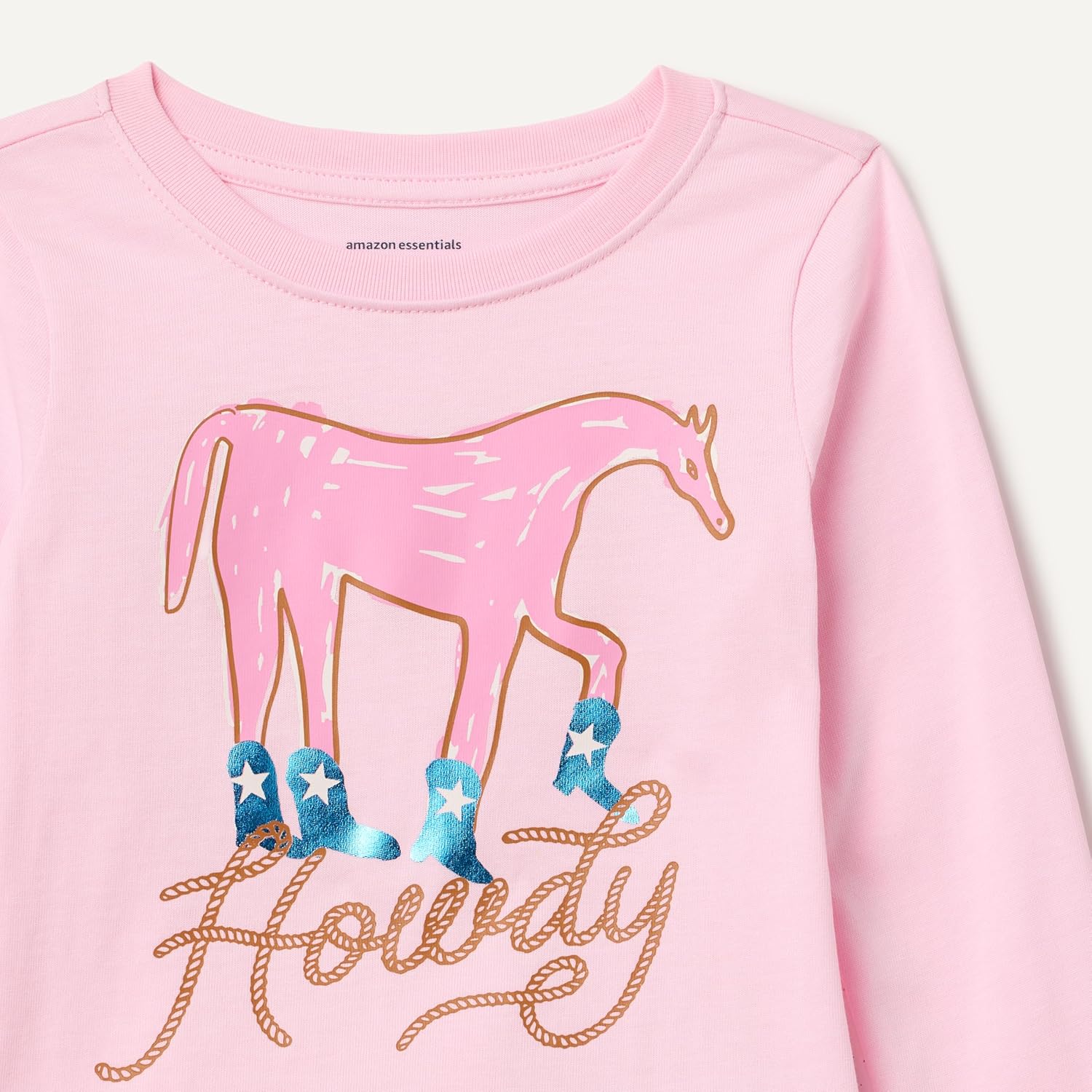 Thumbnail 3 de Amazon Essentials Mädchen Langärmelige T-Shirts – klassischer Schnitt aus Baumwoll-Jersey