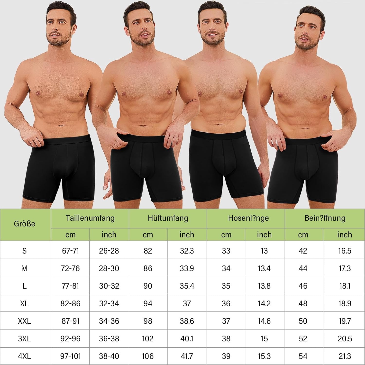 Thumbnail 5 de Bambusfaser-Boxershorts für Herren, PUTUO