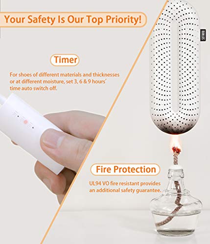 Thumbnail 4 de Snowpea Electric Shoe Dryer: 3/6/9 Hours Timed, 55°C Drying with UK Plug