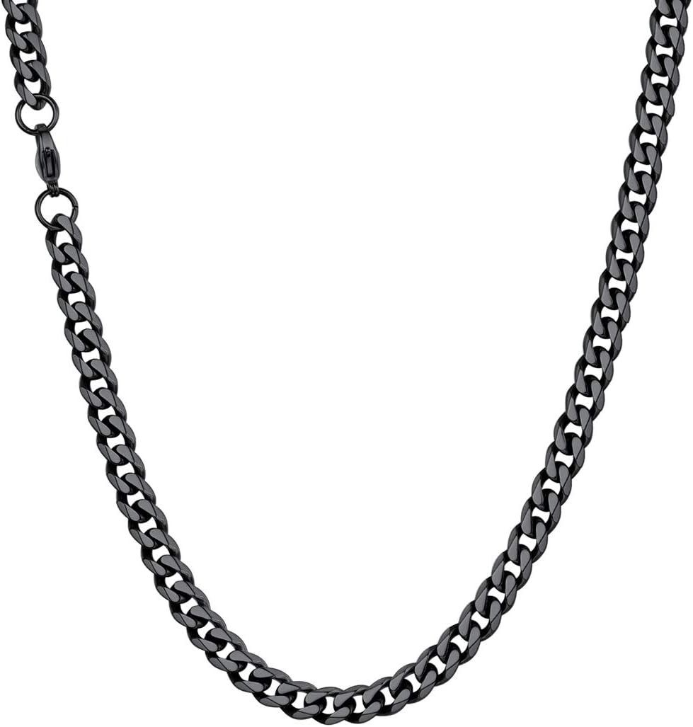 Detalle de U7 Chaîne homme maille gourmette 6 mm