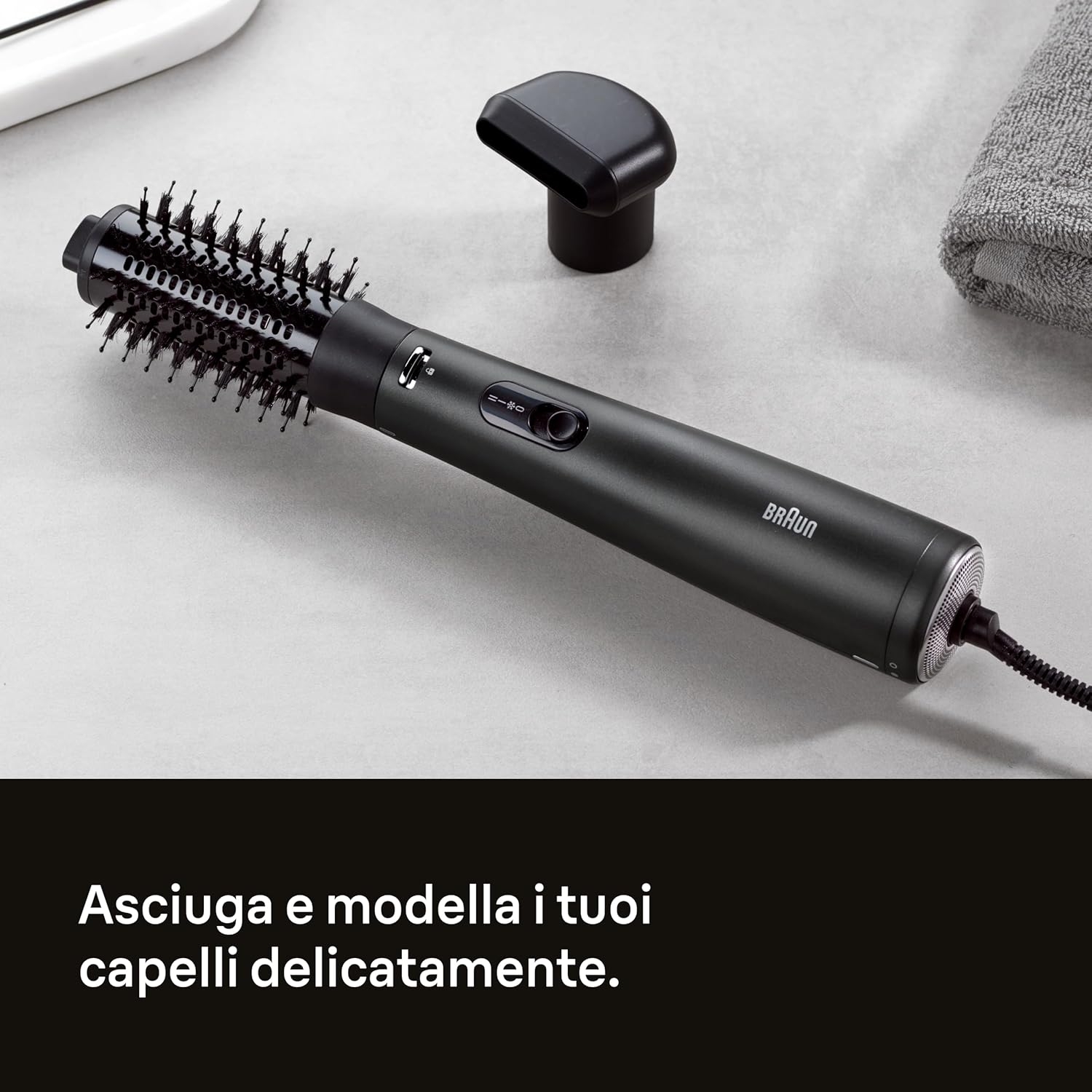 Thumbnail 1 de Braun Air Styler AS4.2 BRAS420E: spazzola ad aria calda con Super IONTEC e 3 modalità di styling