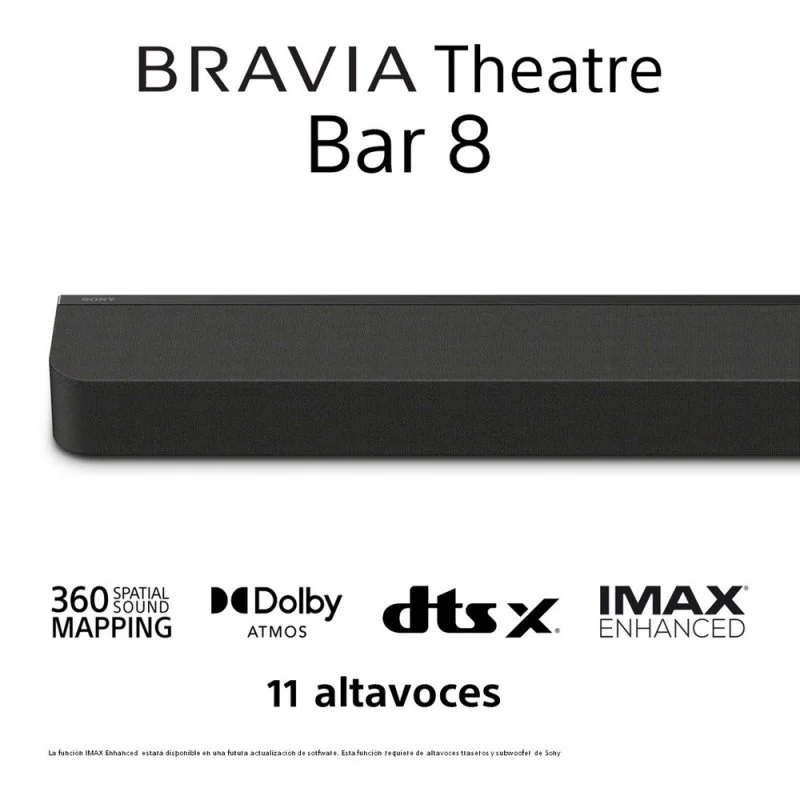 Thumbnail 1 de Sony BRAVIA Theatre BAR 8 barra de sonido 🎧