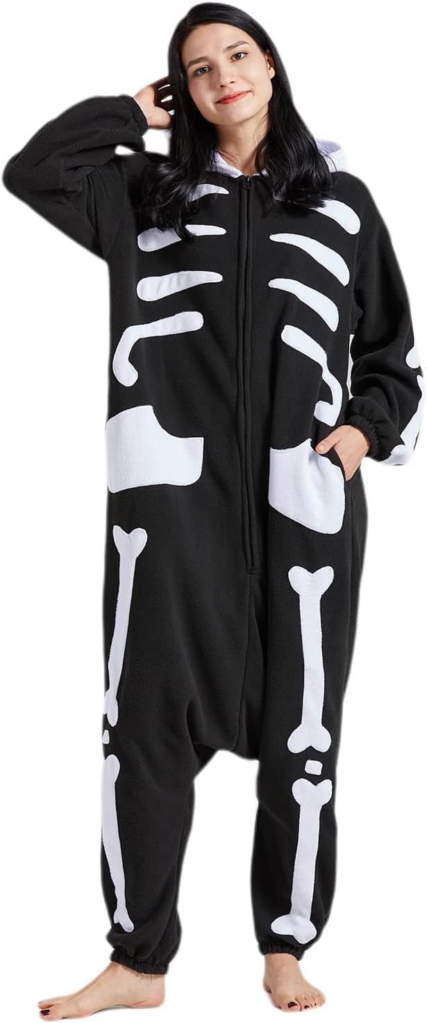 Detalle de SAMGU Adult Animal Onesie Pajamas, Polar Fleece with Hood and Pockets